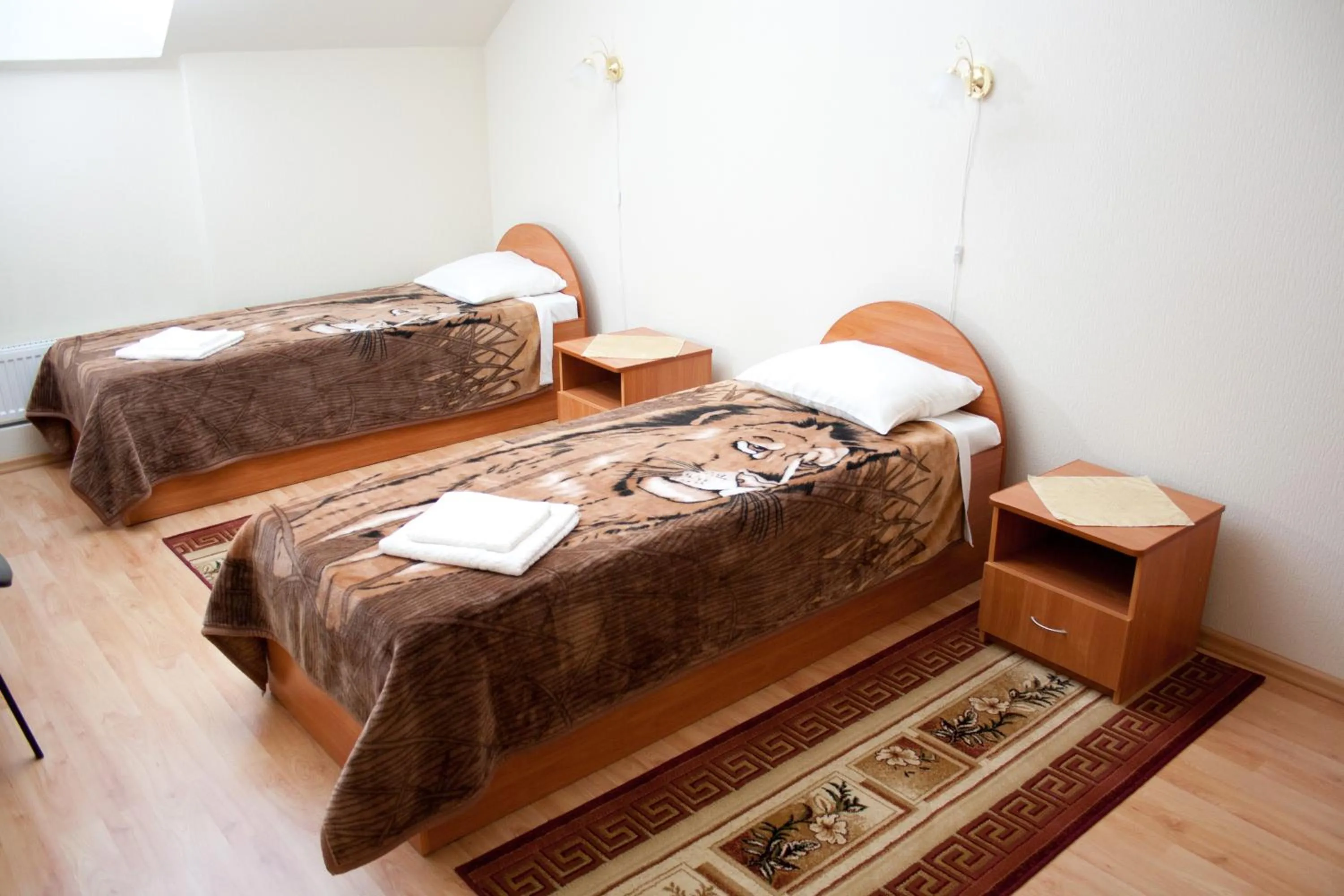 Decorative detail, Bed in Lucia with Self Check-in