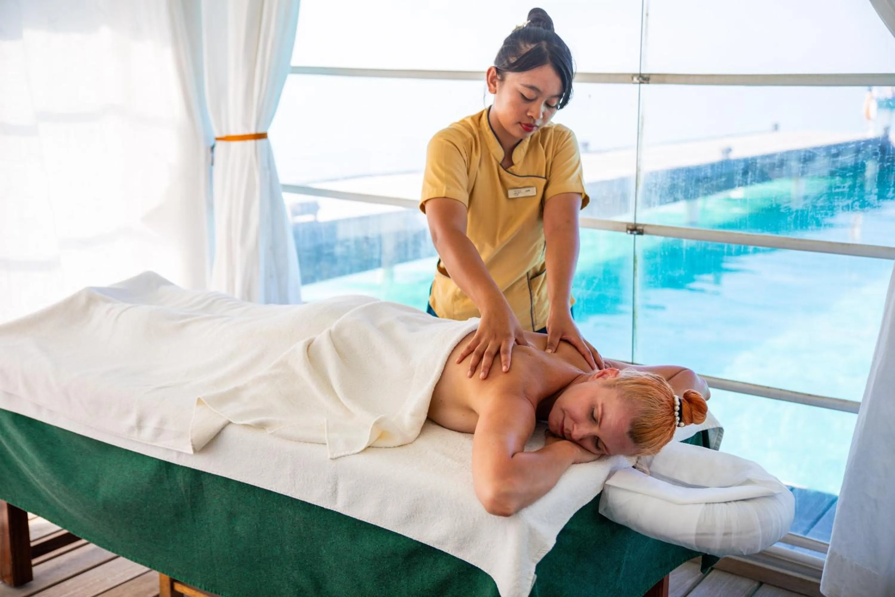 Spa and wellness centre/facilities in Diamonds Athuruga Maldives Resort & Spa
