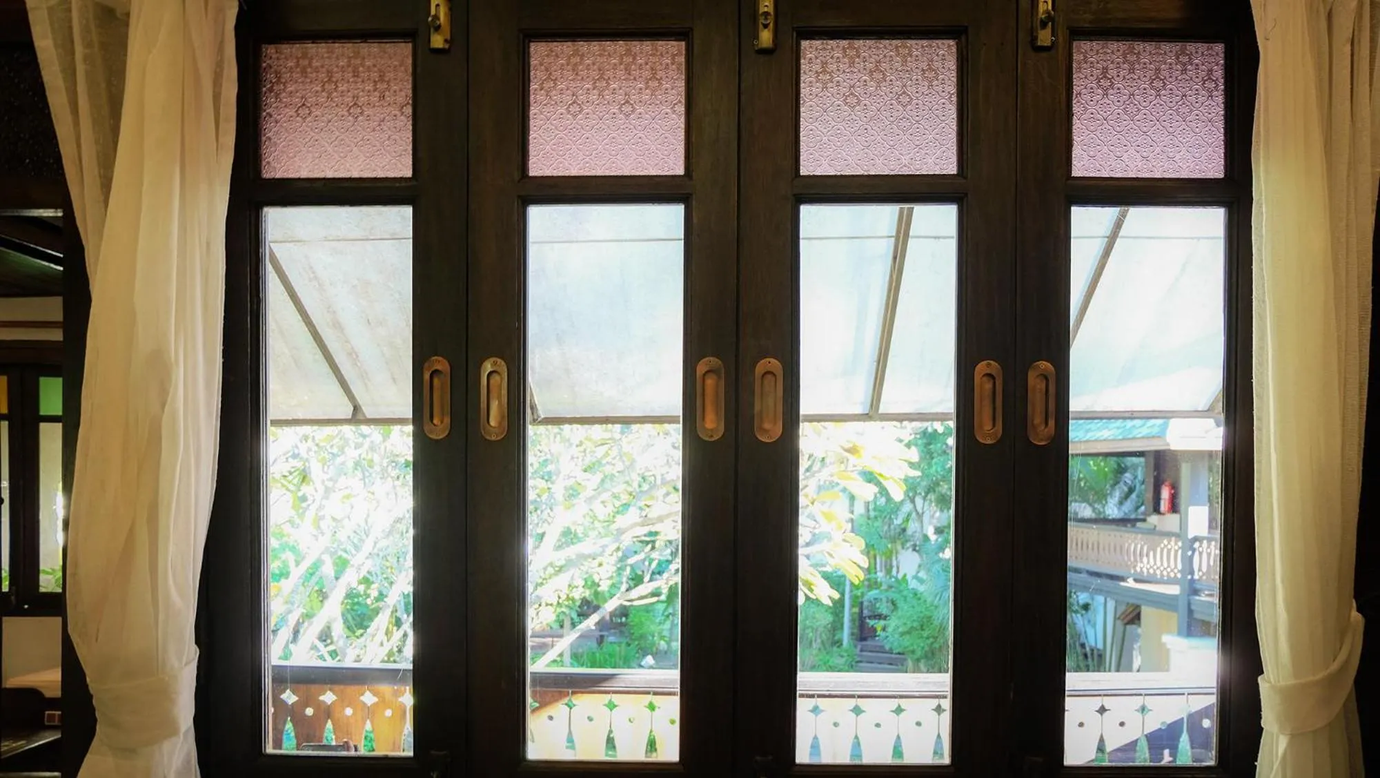 Garden view in Pai River Corner