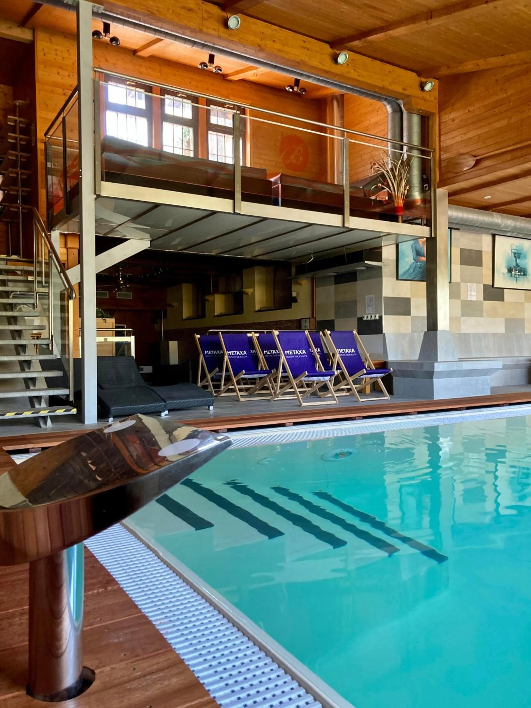 Pool view in Hotel Berg