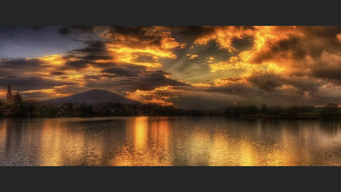 Lake view in Hotel Berg