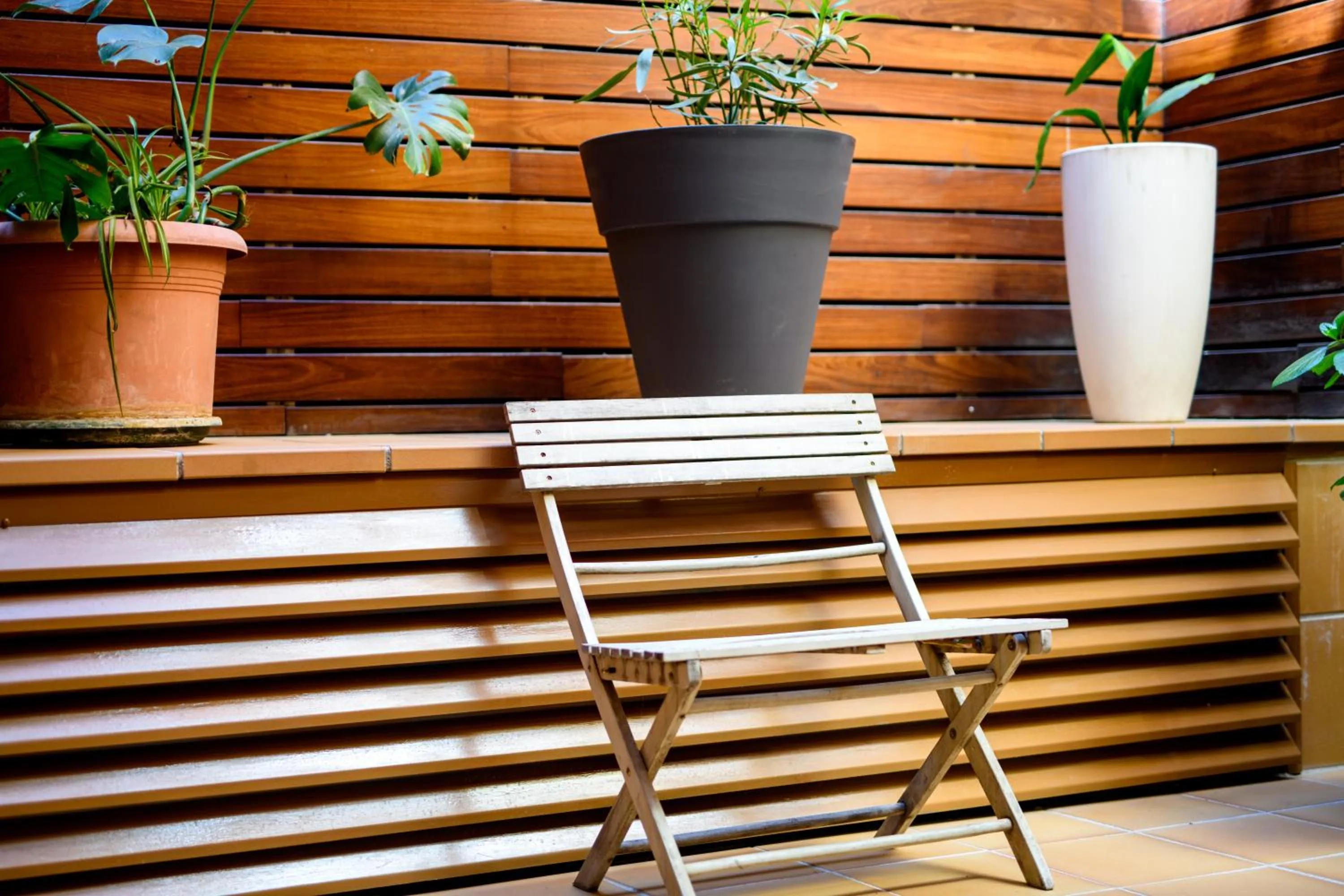 Patio in Hotel De Martin
