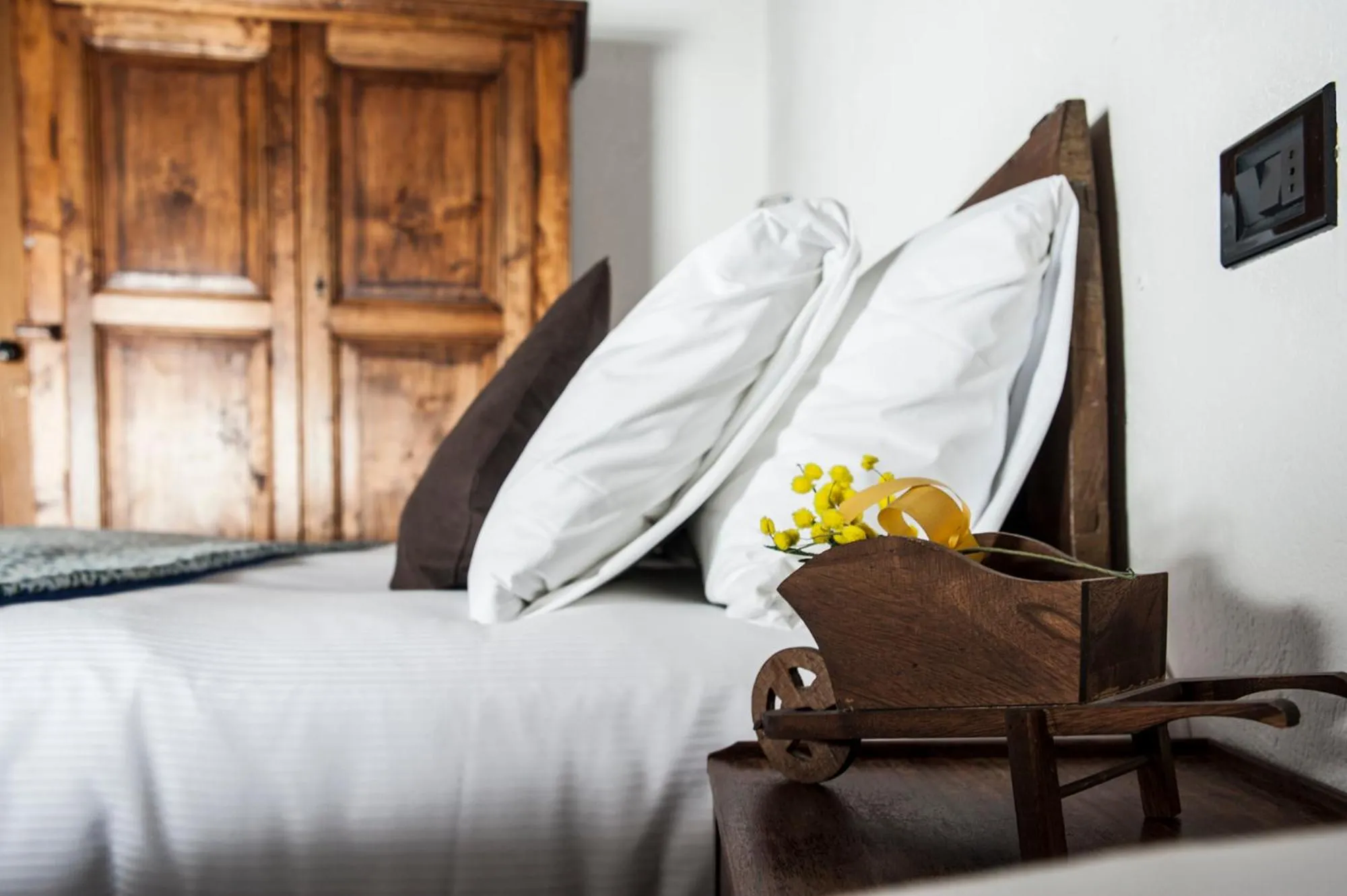 Bed in Hotel Baita Cretaz