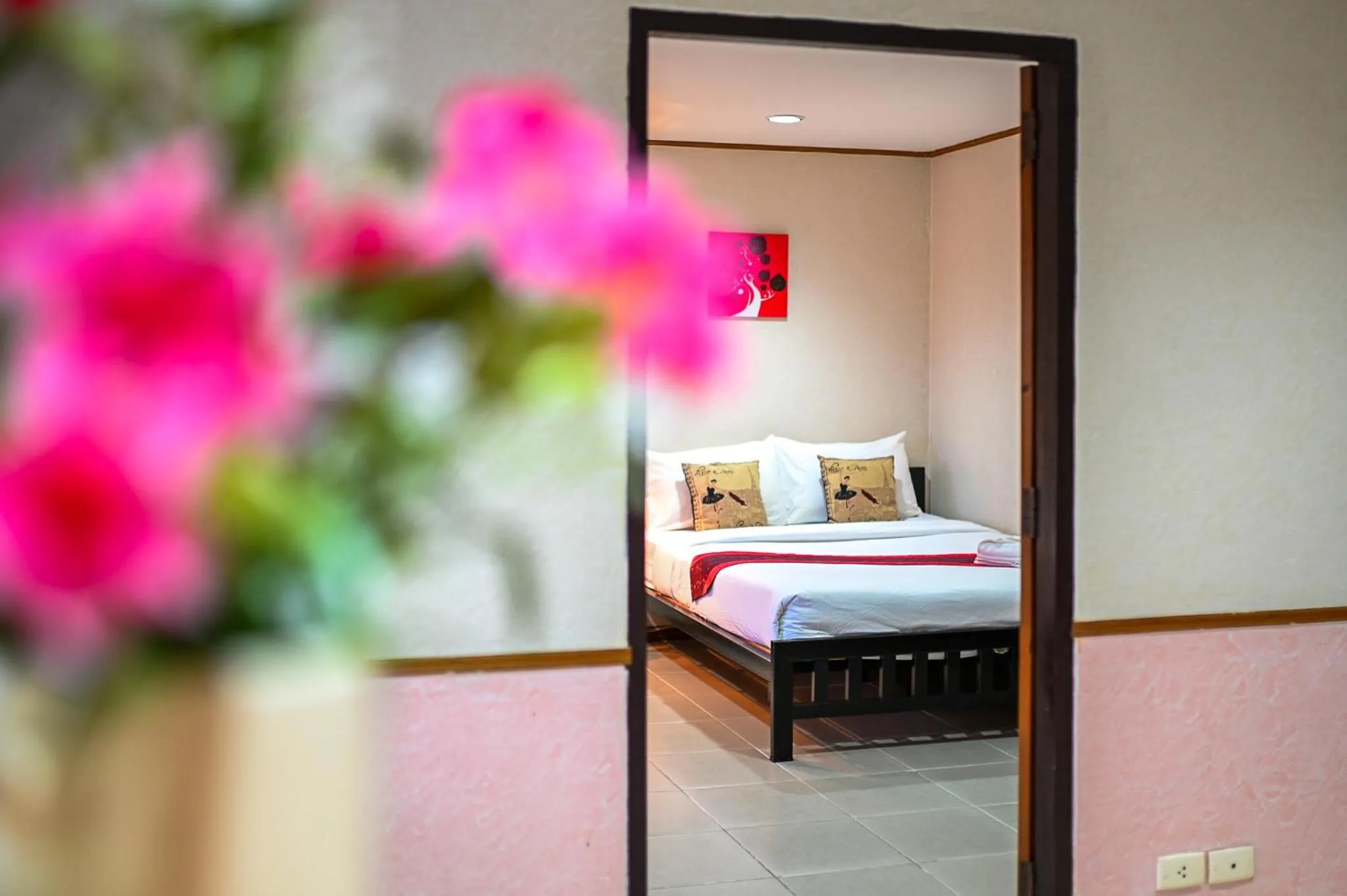 Bed in Witchuwan Apartel