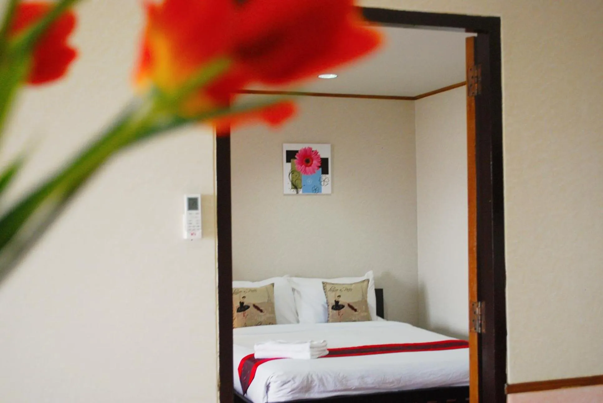 Bed in Witchuwan Apartel