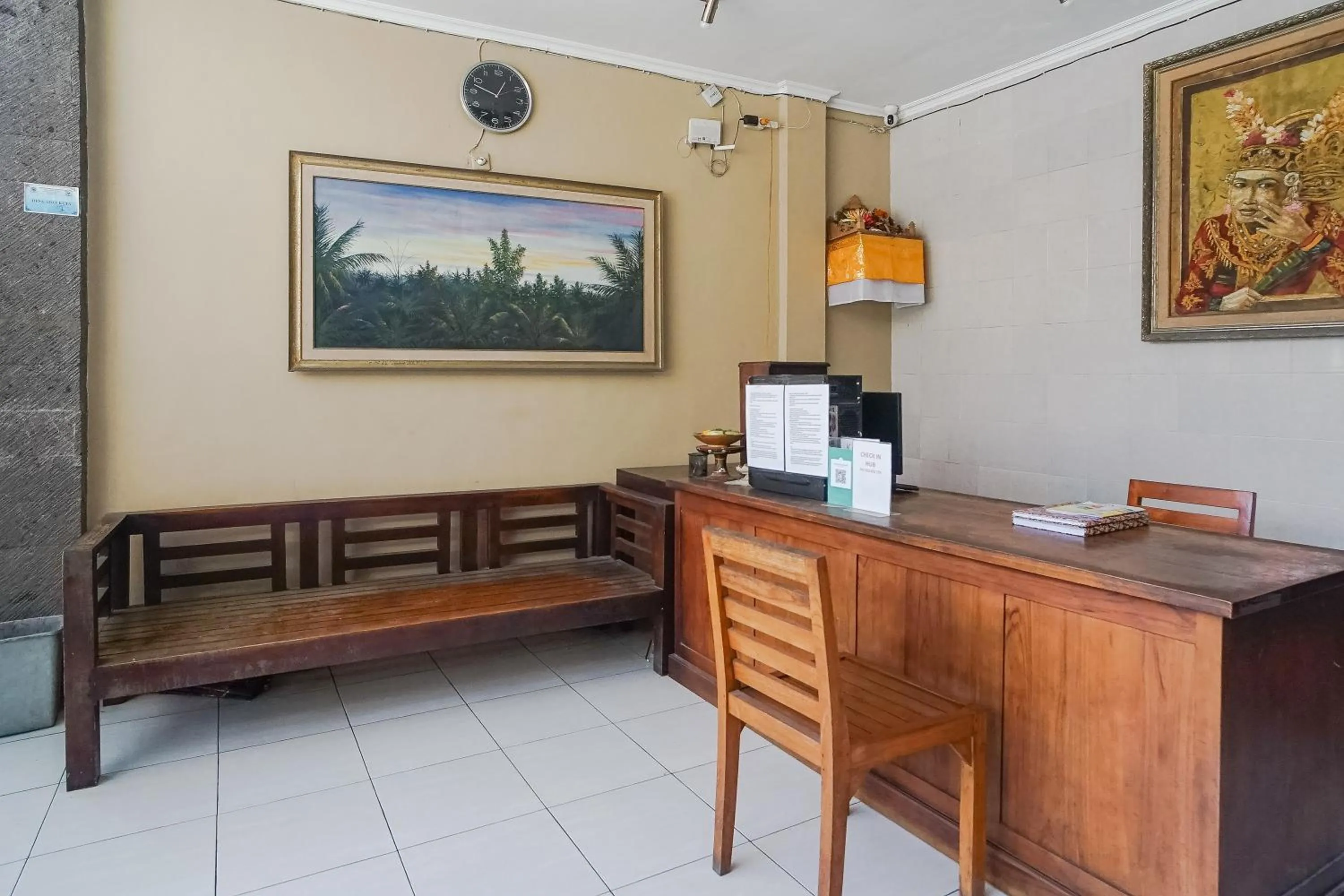 Lobby or reception in Gana Inn Legian