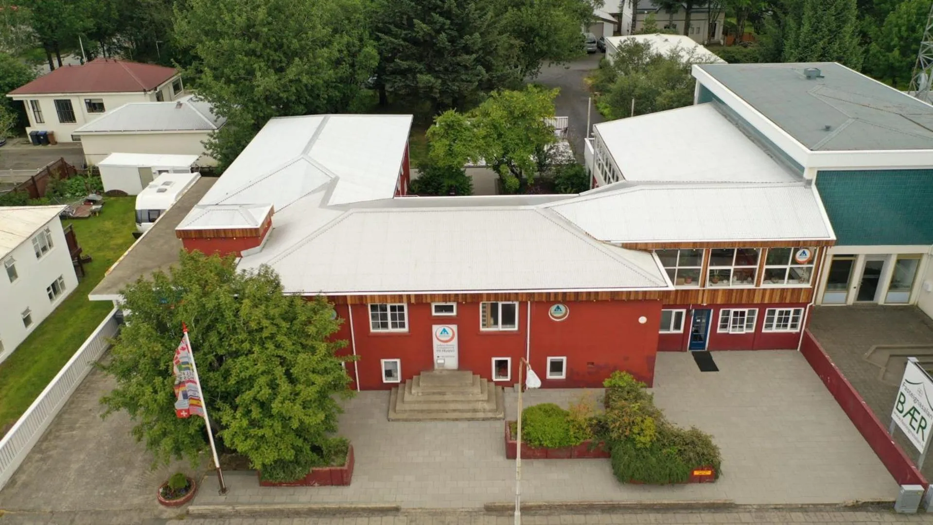 Property building in Selfoss Hostel