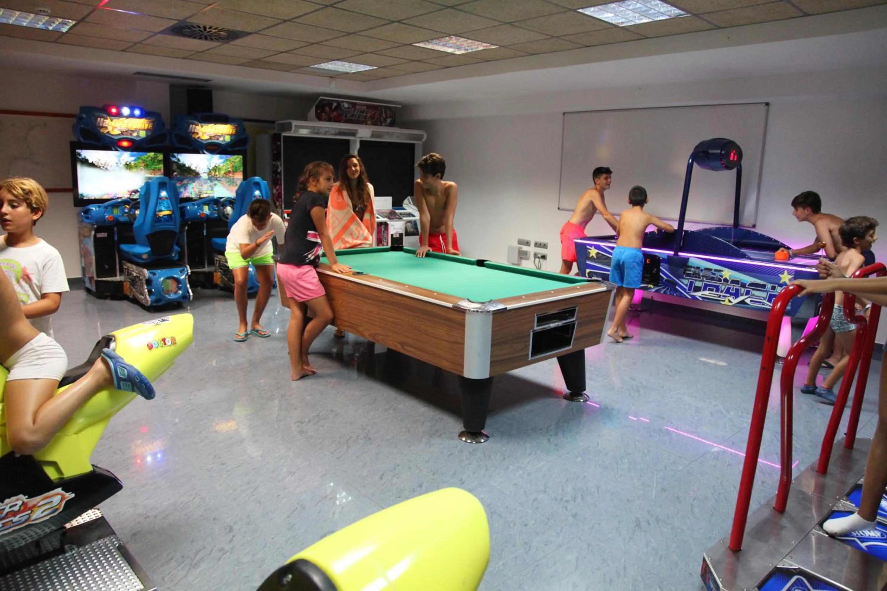 People in La Marina Resort