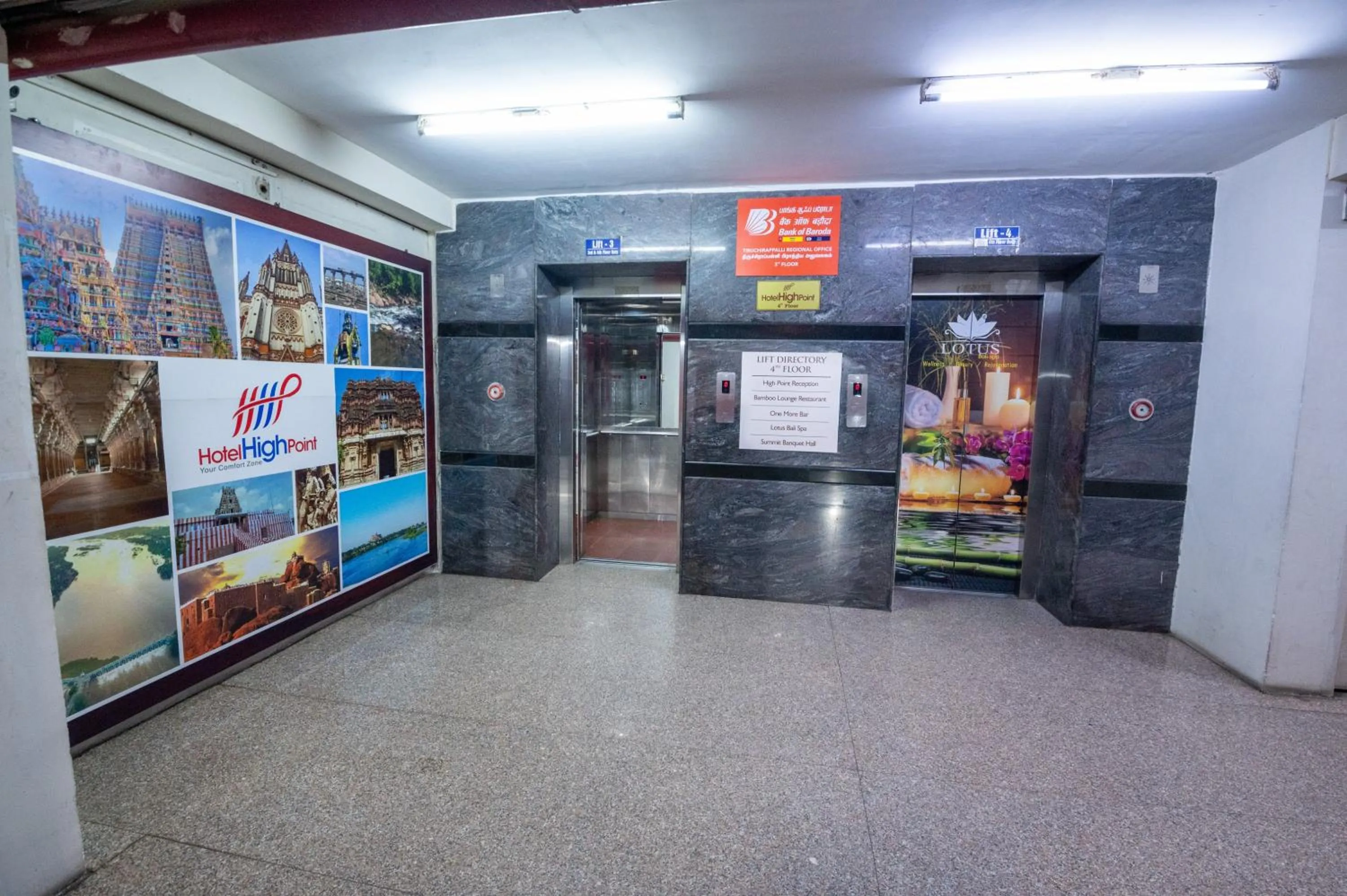 elevator in Hotel High Point