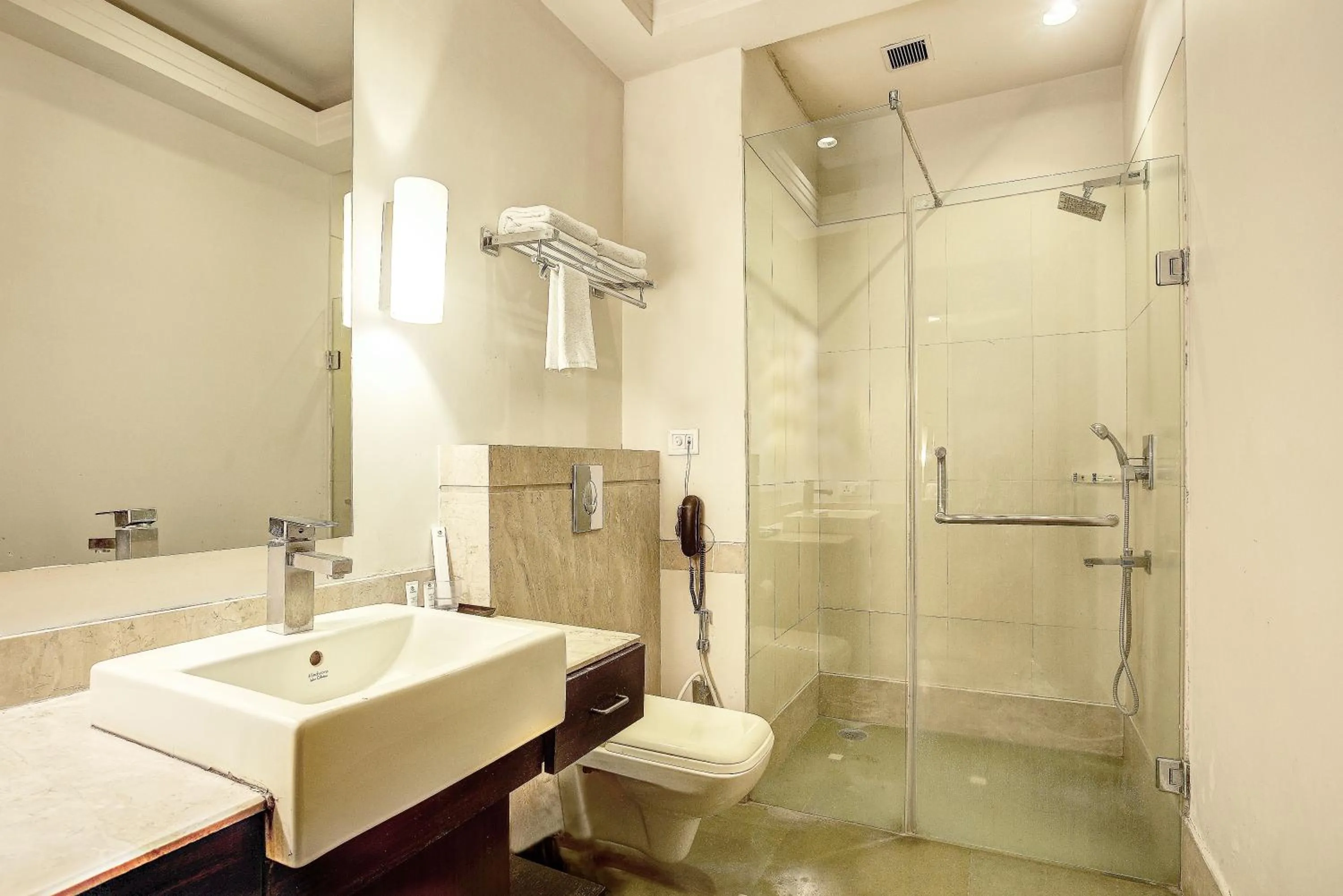 Shower in Western Court Panchkula