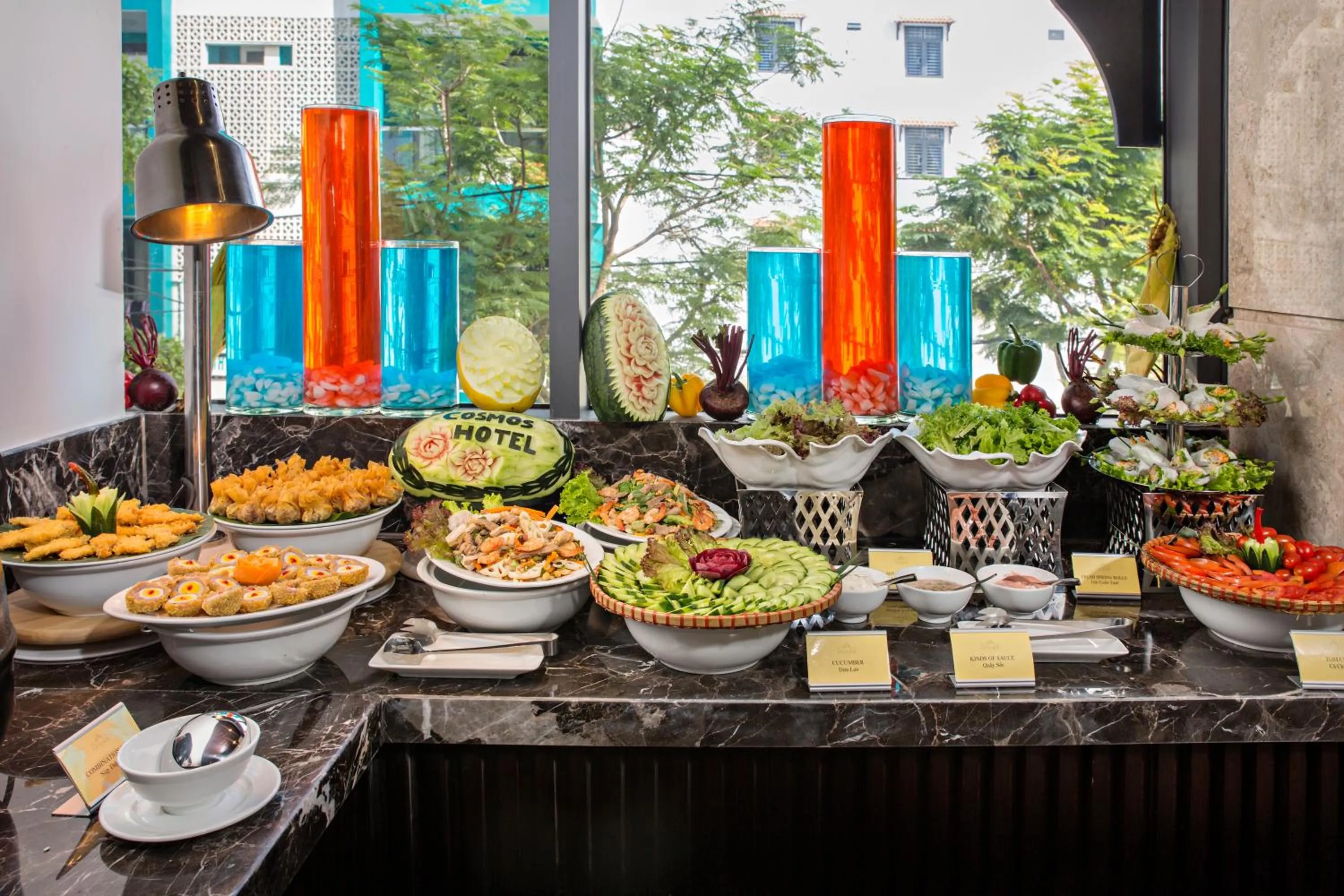 Food and drinks in Cosmos Hotel Danang