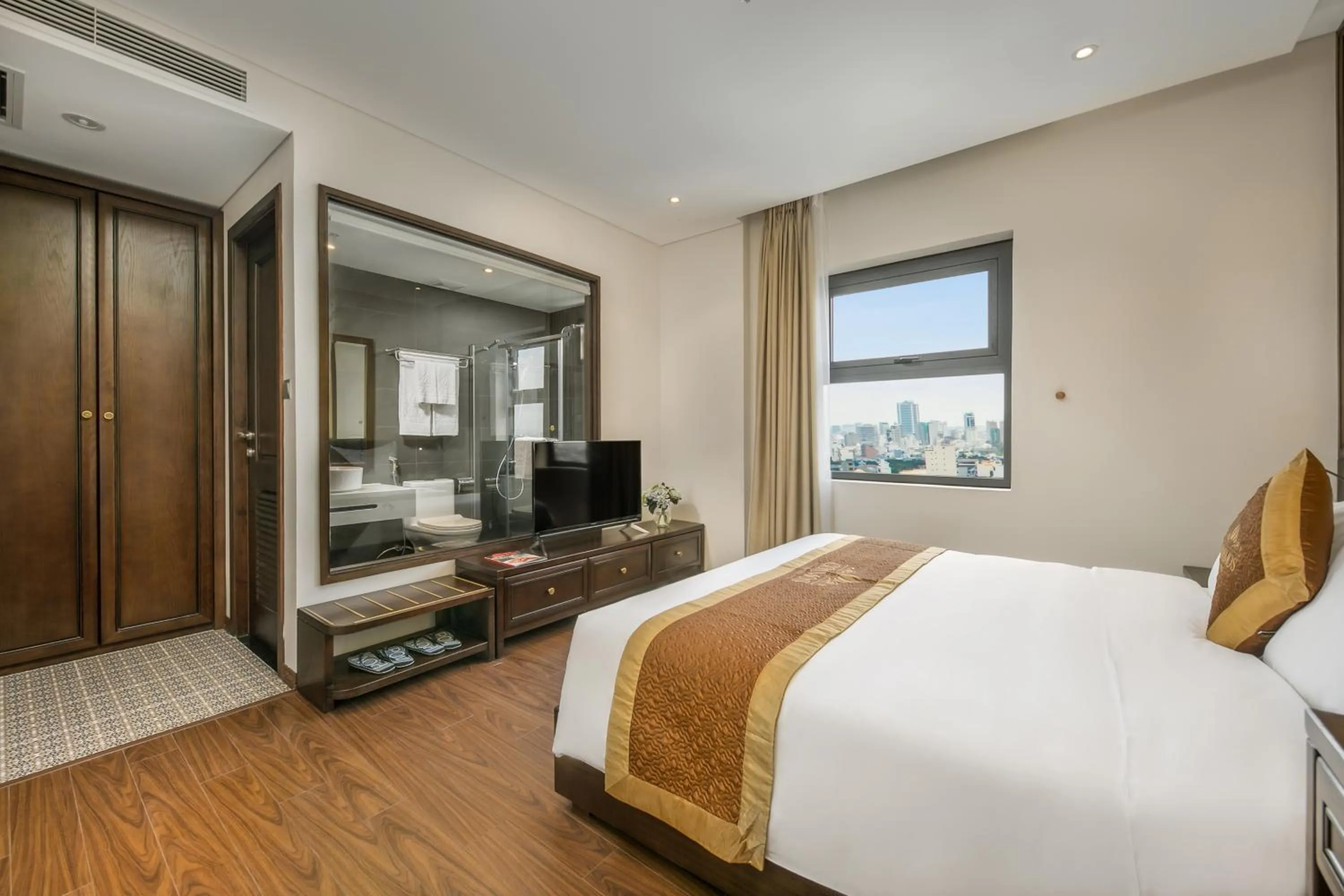 Bedroom, Bed in Cosmos Hotel Danang