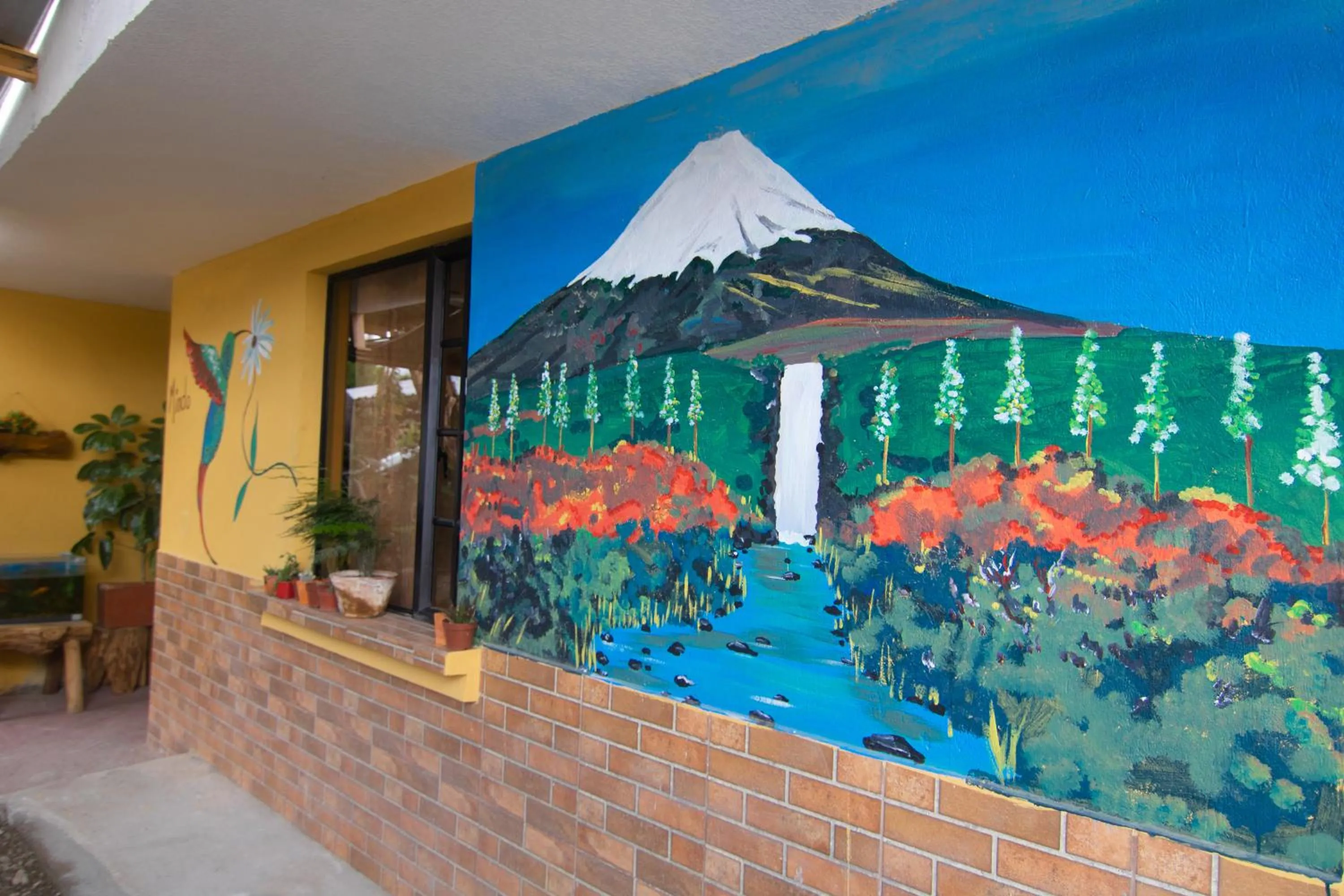 Decorative detail in Hostal Alpachaca - New Quito Airport