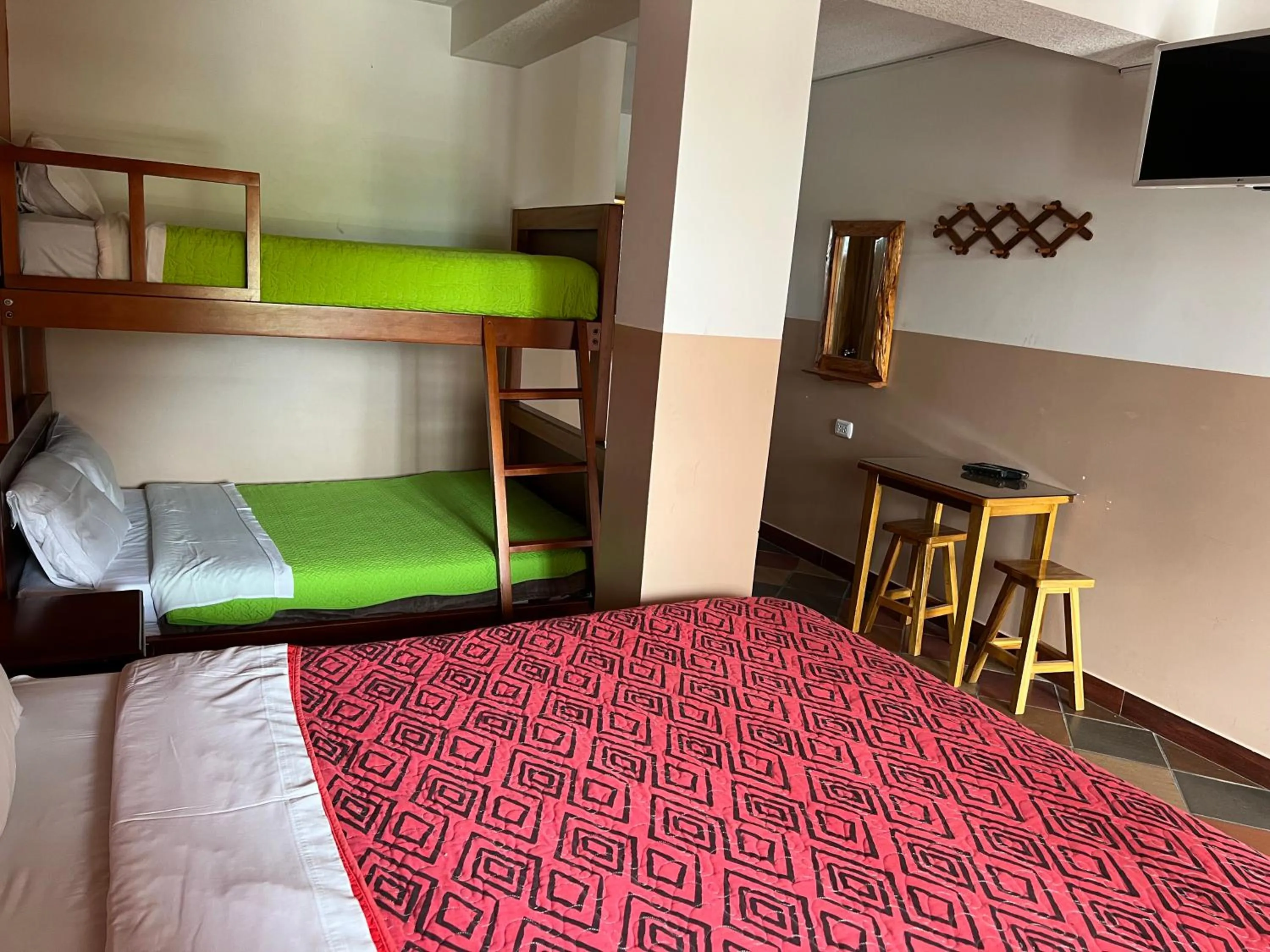 Bed in Hostal Alpachaca - New Quito Airport