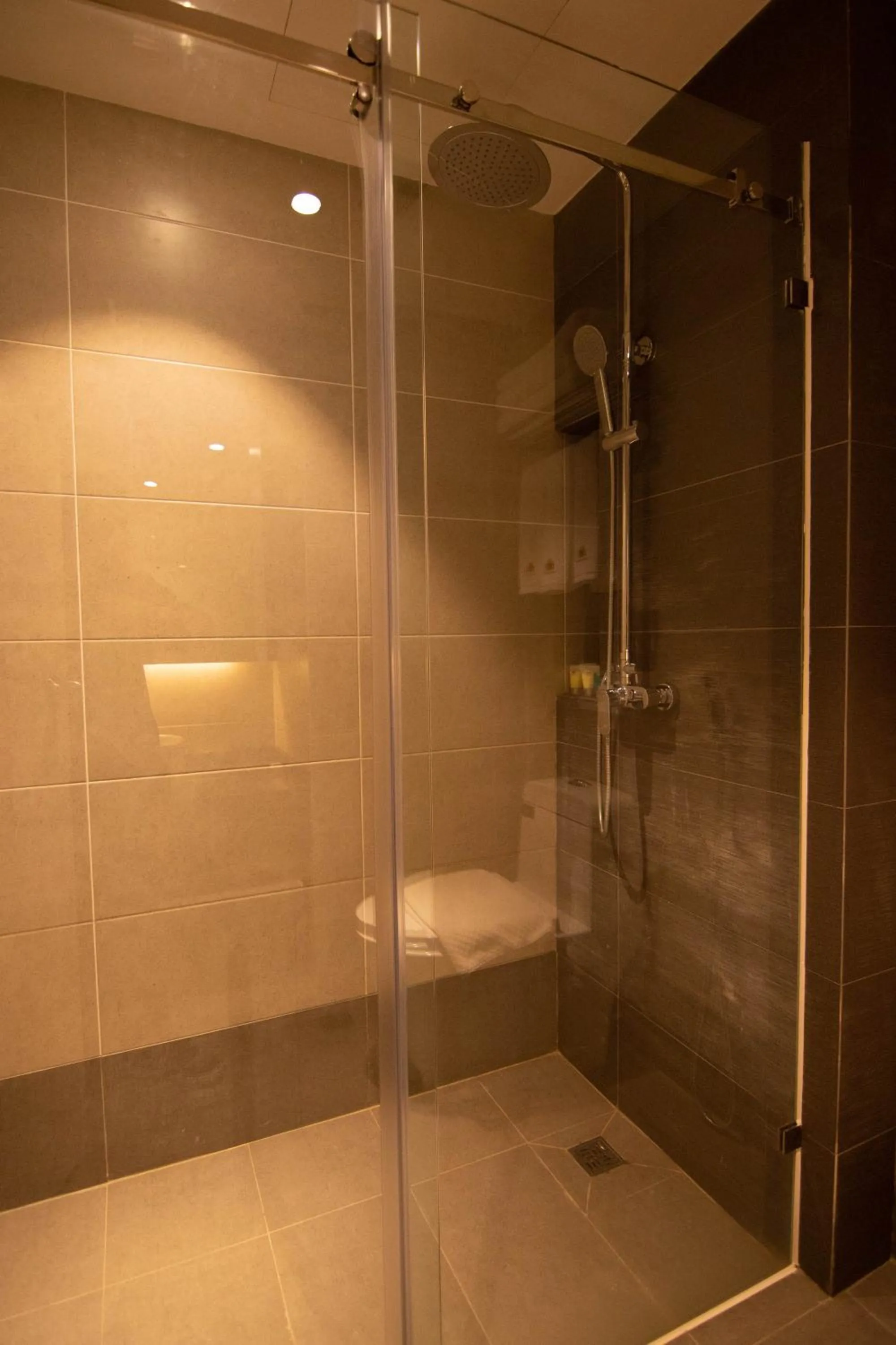 Shower in Higher Hotel