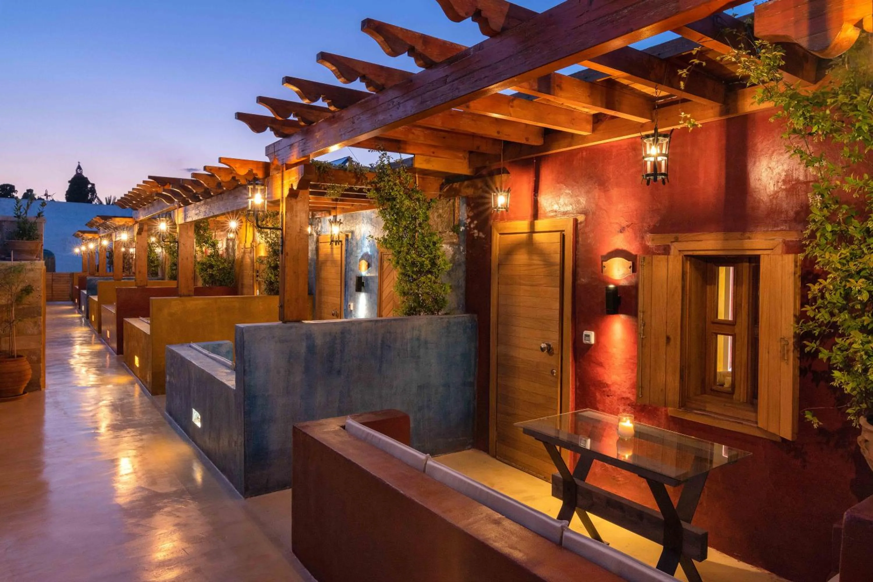 Balcony/Terrace in 10GR Boutique Hotel & Wine Bar