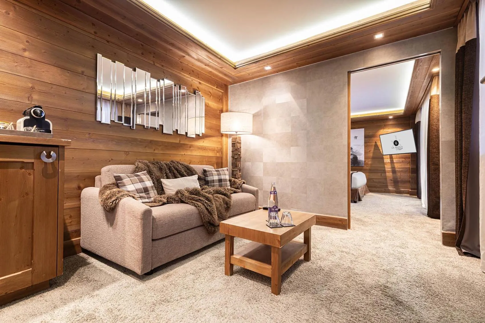 Seating area in Le Kaïla