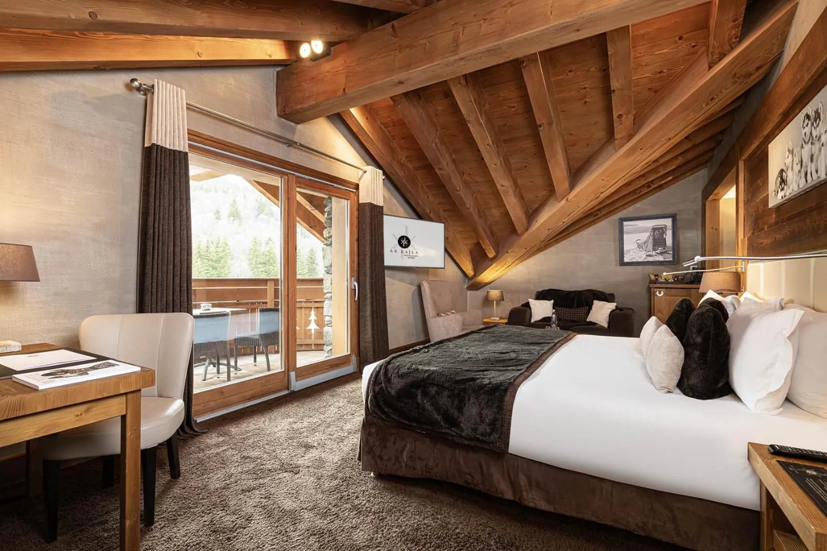 Photo of the whole room, Bed in Le Kaïla