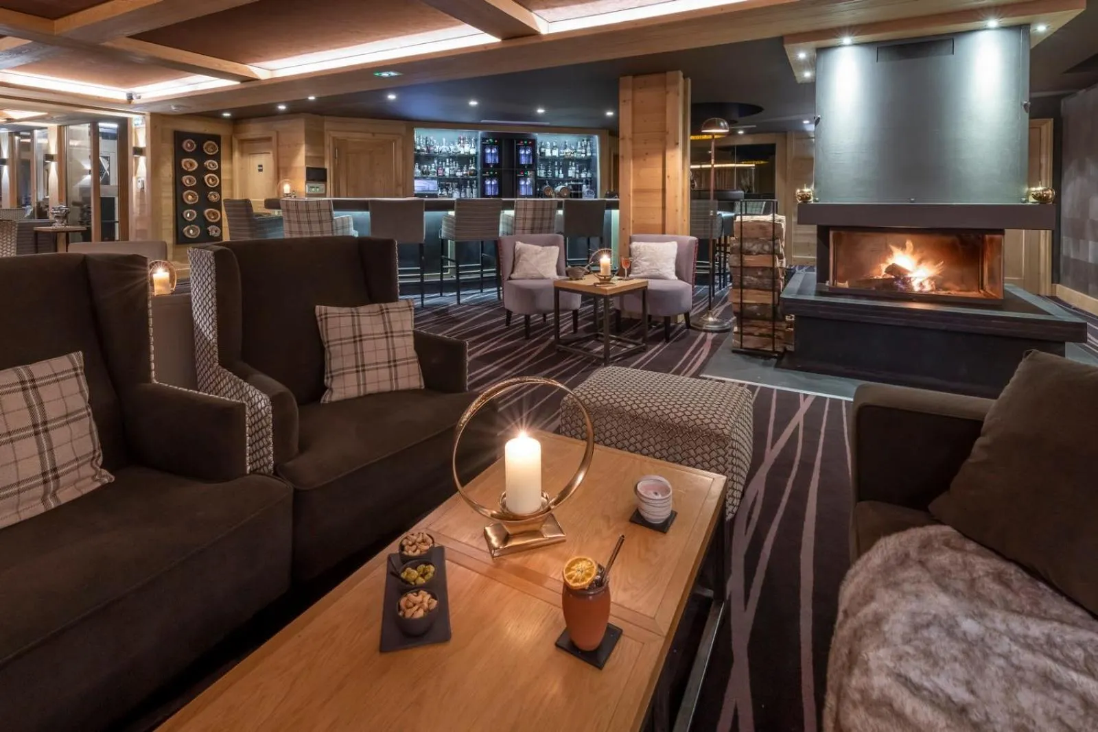 Lounge or bar in Le Kaïla