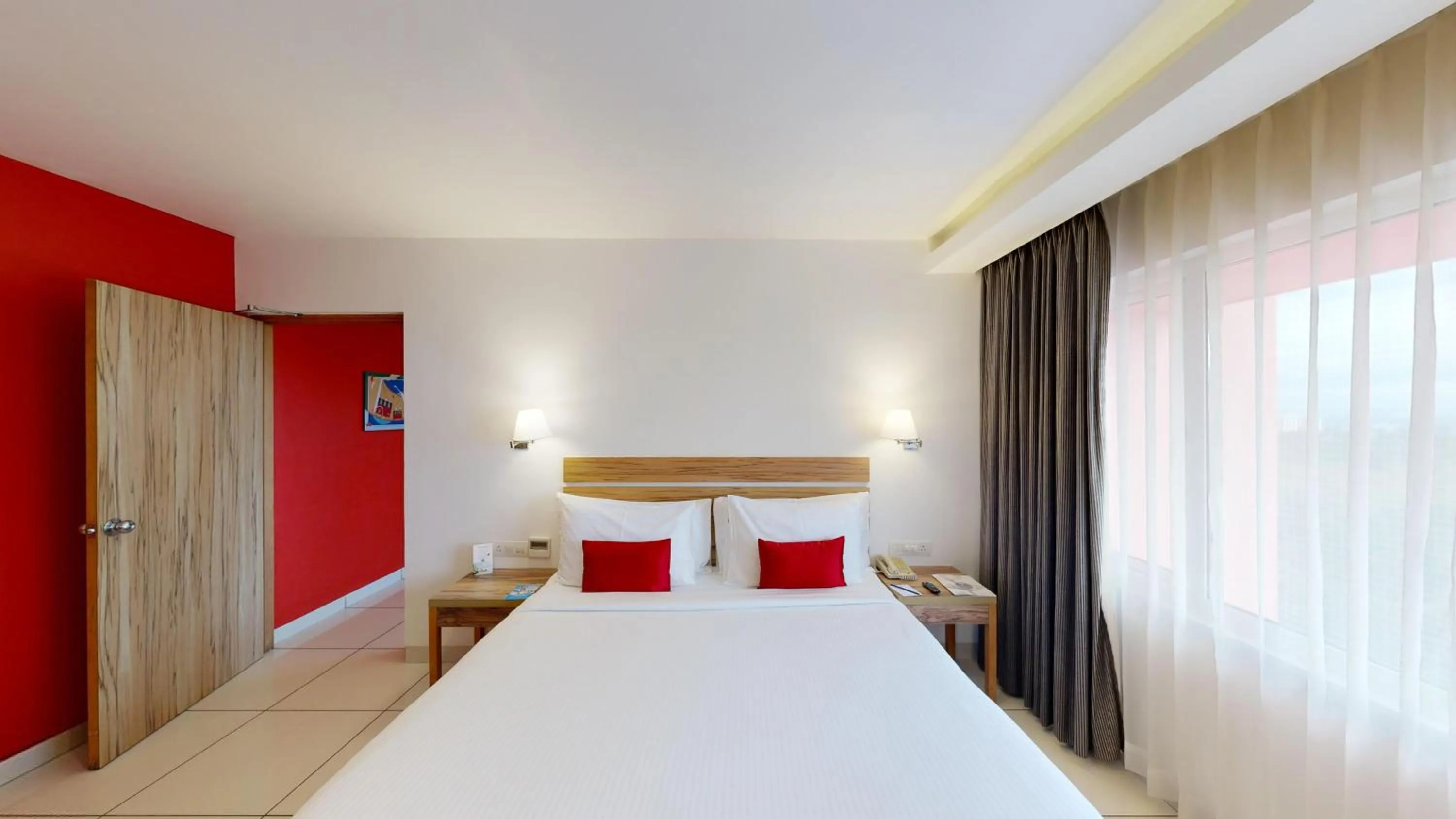 Bedroom, Bed in Wonderla Resort