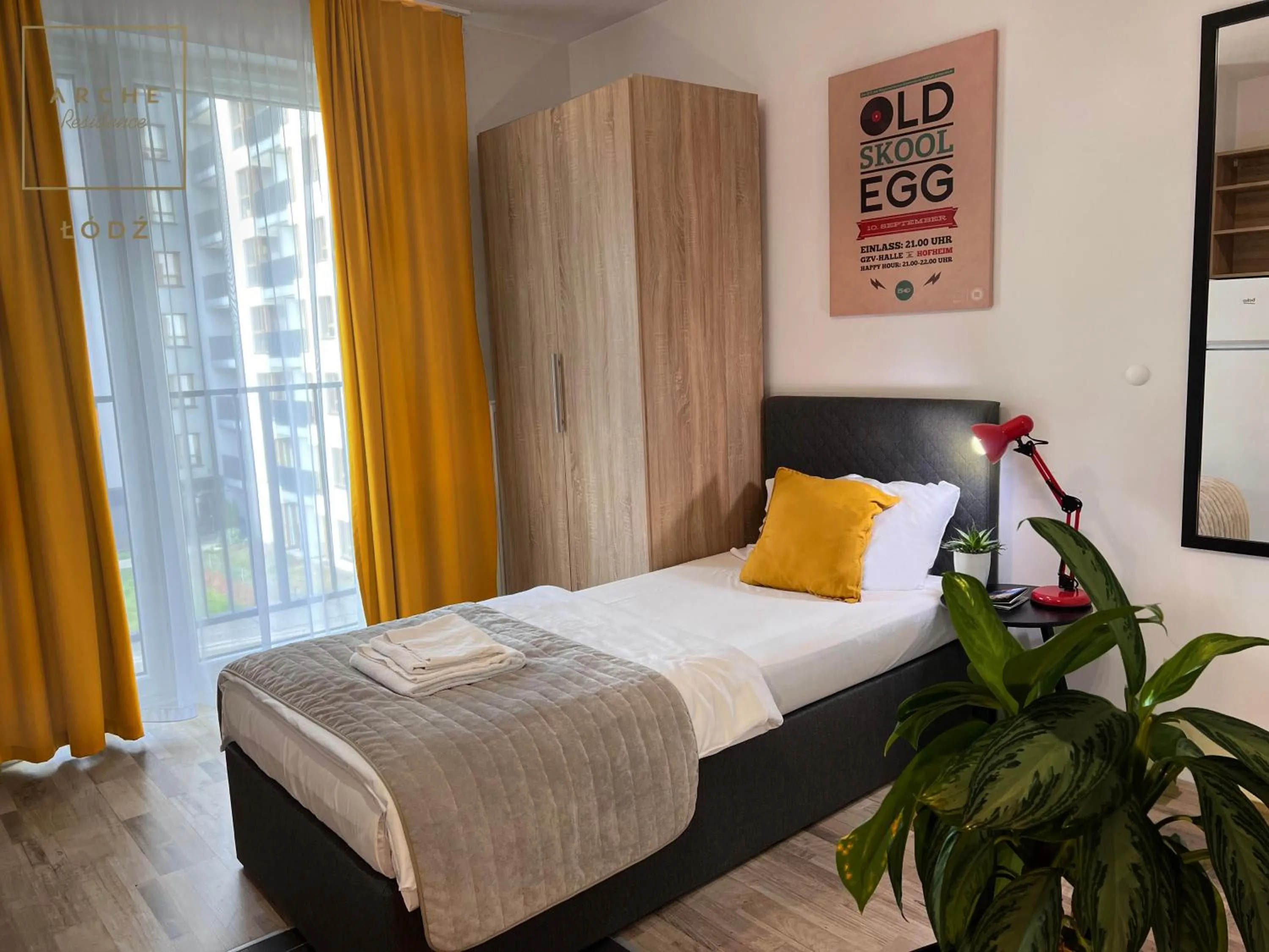 Bed in Arche Residence Łódź