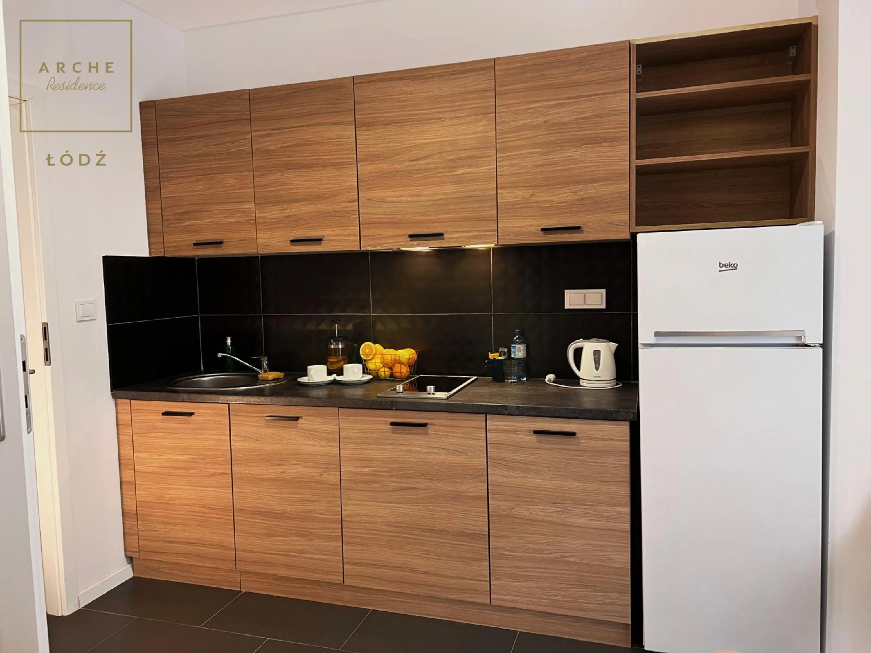 Coffee/tea facilities in Arche Residence Łódź