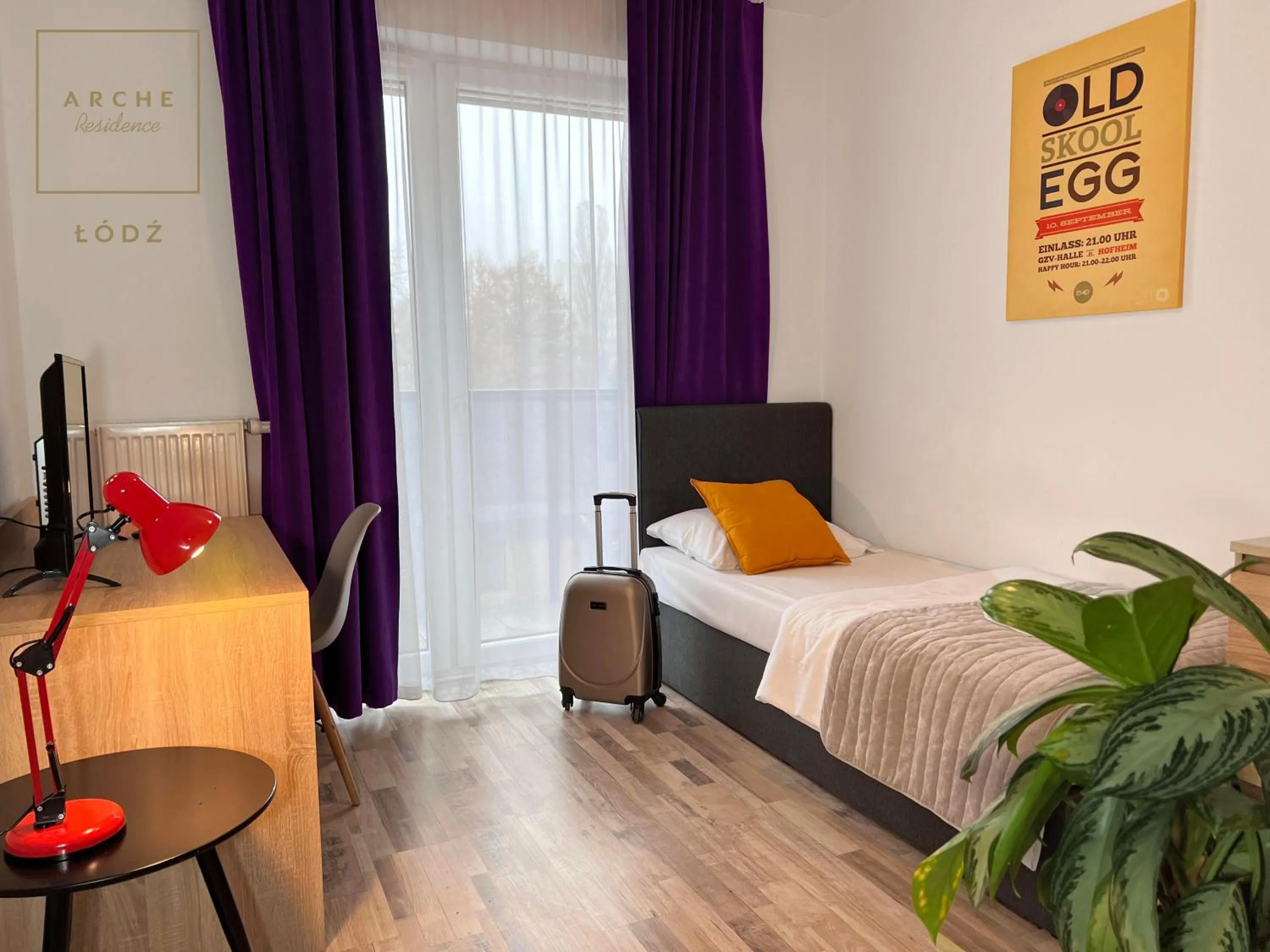 Bed in Arche Residence Łódź