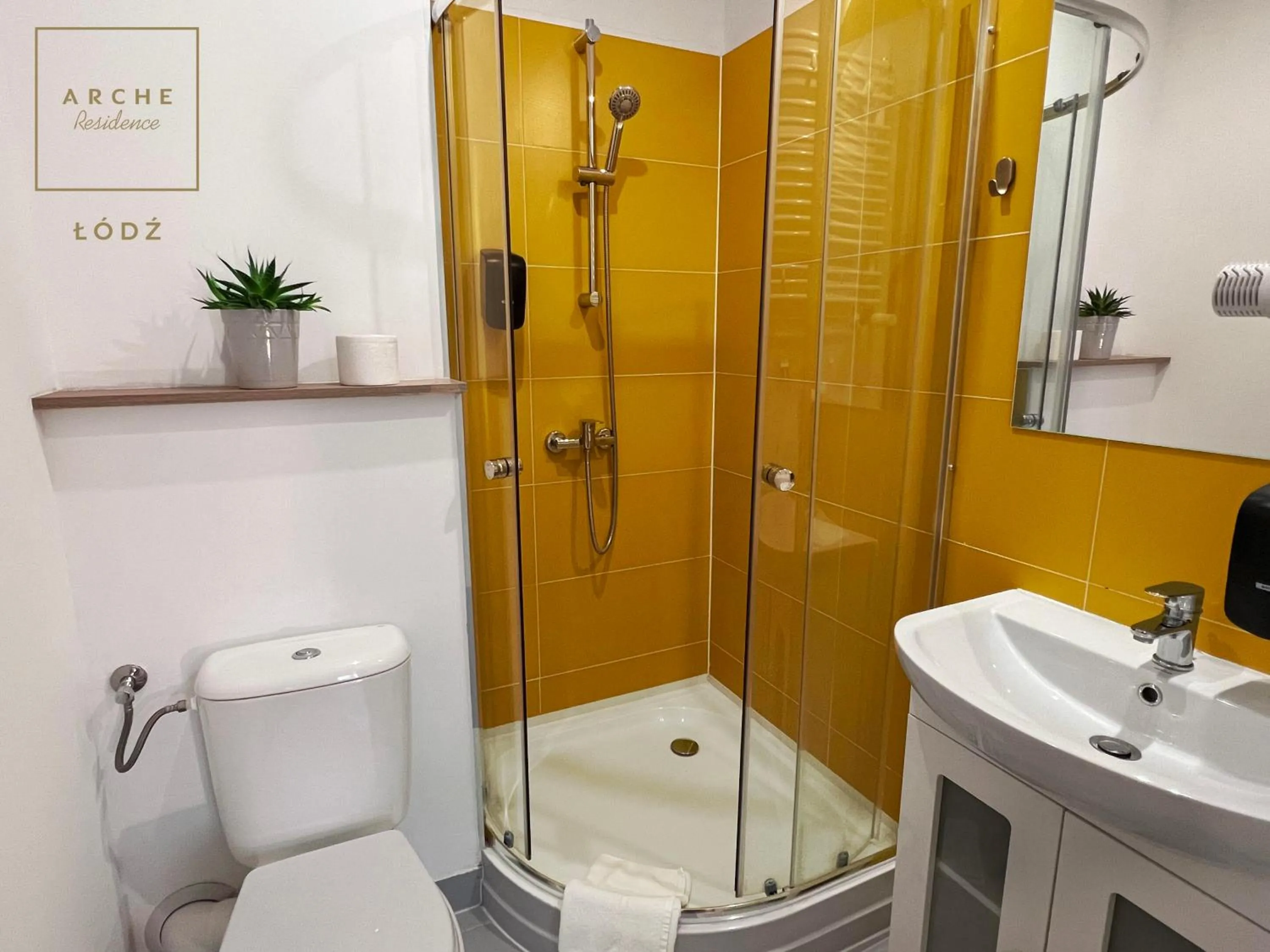 Shower in Arche Residence Łódź