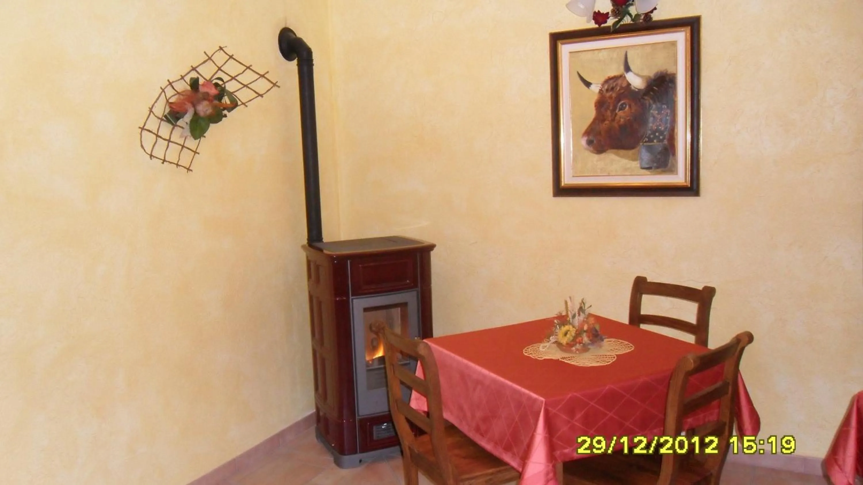 Decorative detail in Affittacamere Les Noyers