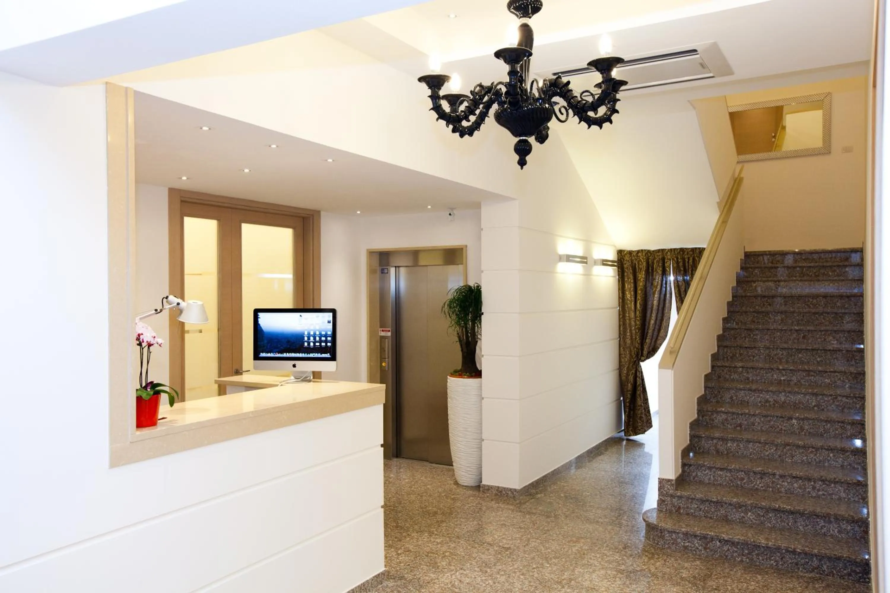 Lobby or reception in Hotel Ristorante Cesare