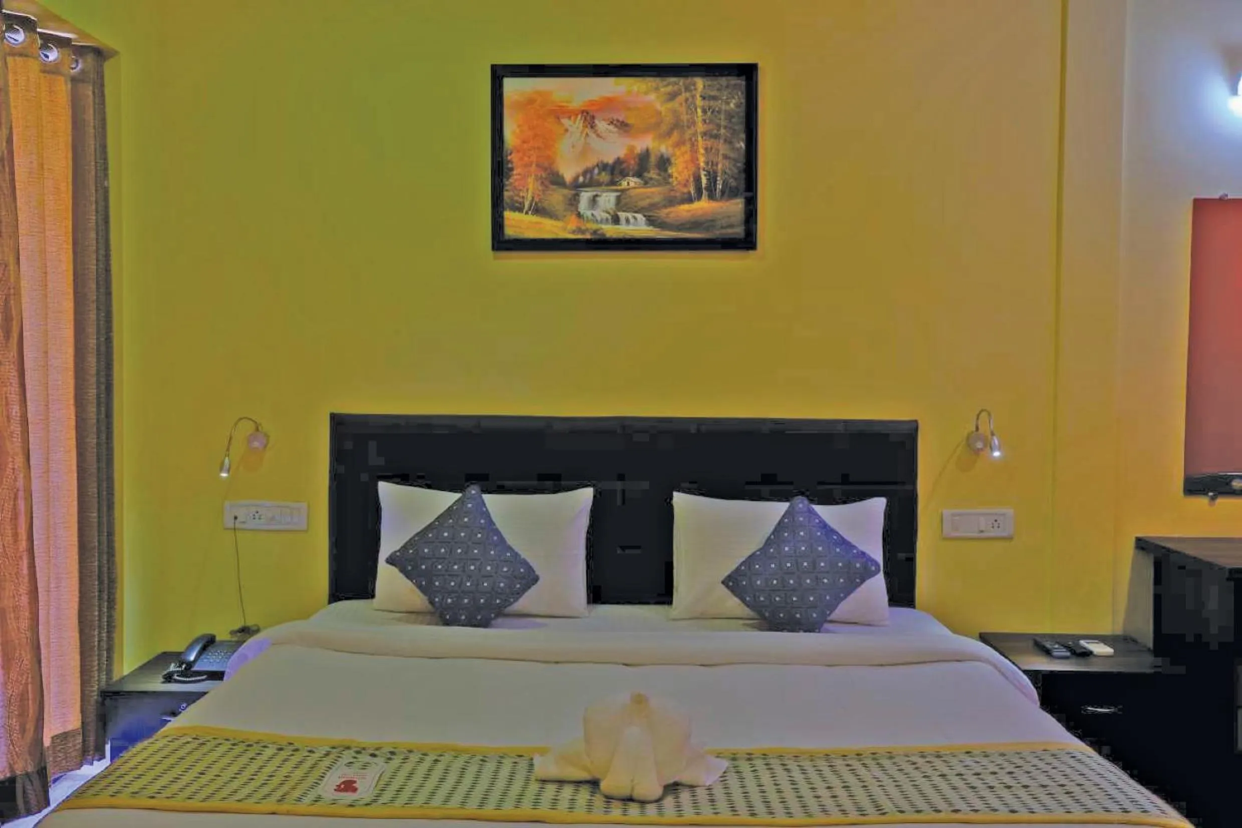 Bed in The Byke Royal Pearl Anjuna