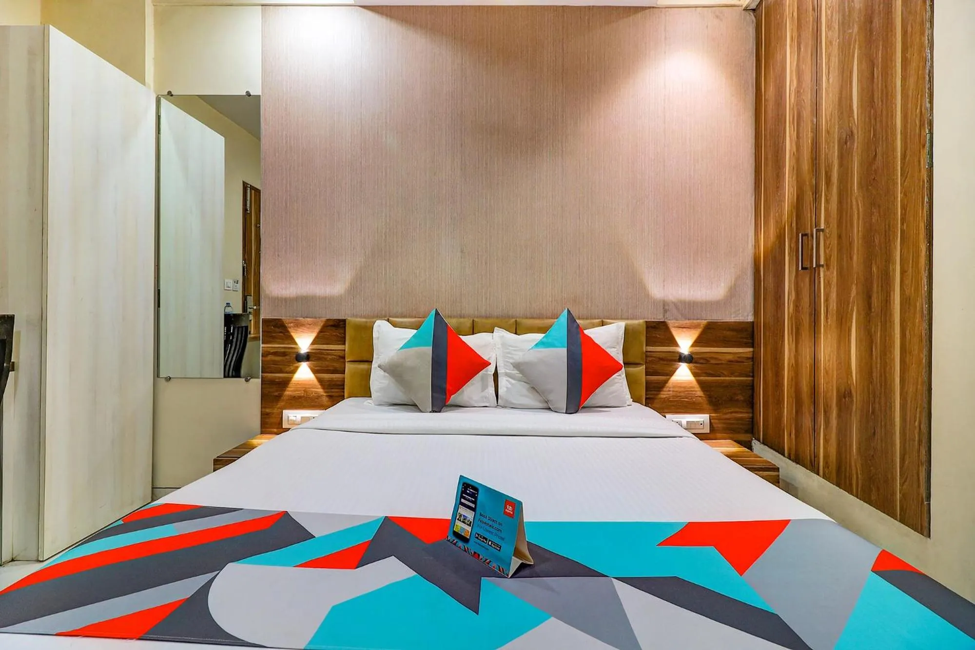 Bedroom, Bed in FabHotel Grand Heritage - Nr BKC