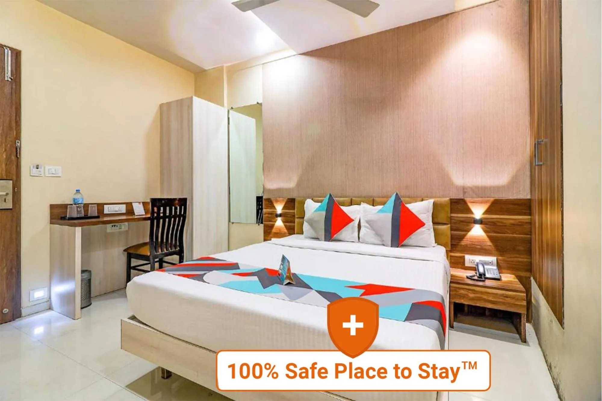 Bedroom, Bed in FabHotel Grand Heritage - Nr BKC