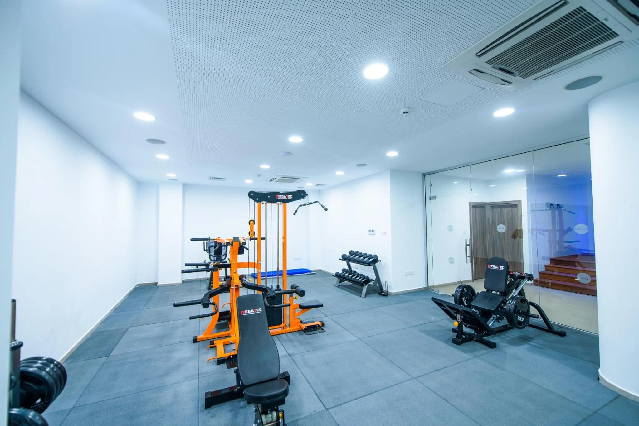 Fitness centre/facilities in Eleana Hotel