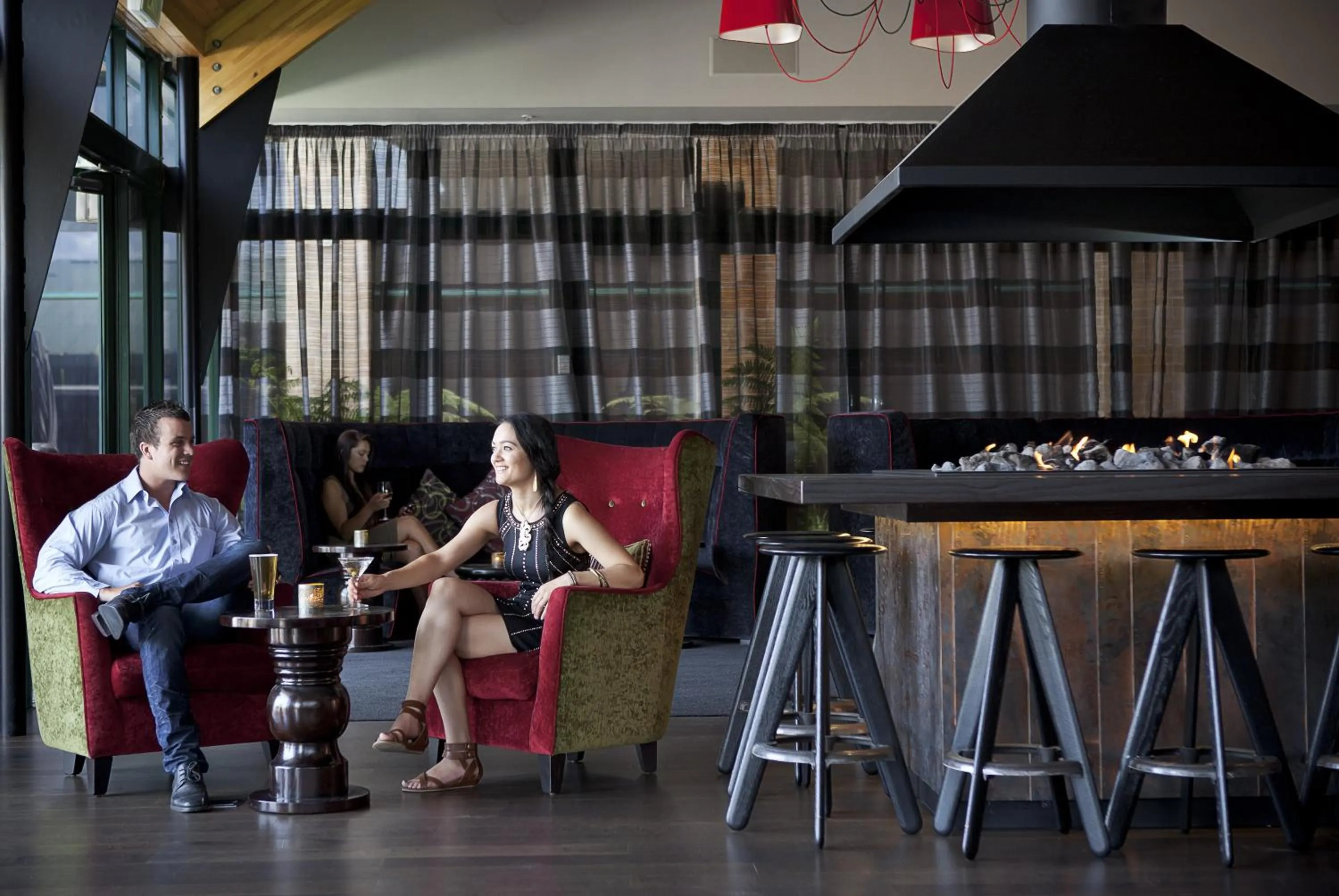 group of guests in Novotel Rotorua Lakeside