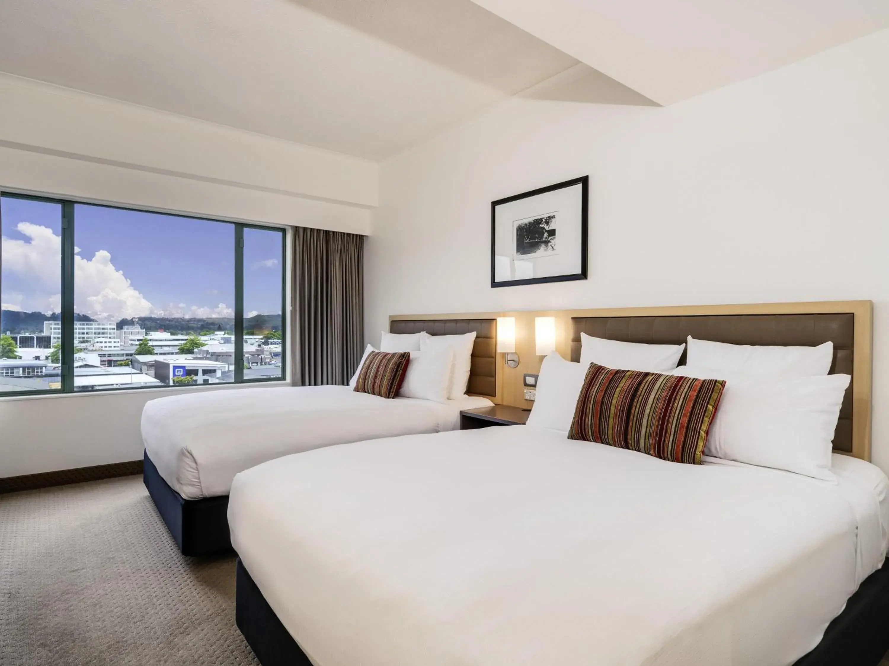 Superior Twin Room with Two Double Beds in Novotel Rotorua Lakeside Superior Twin Room with Two Double Beds in Novotel Rotorua Lakeside