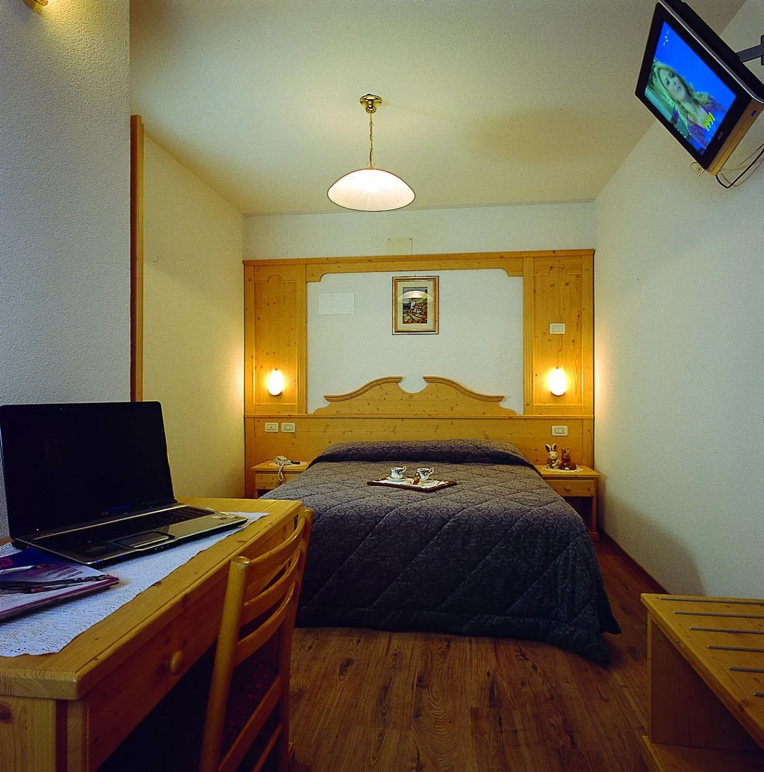 Photo of the whole room, Bed in Hotel Al Plan Andalo