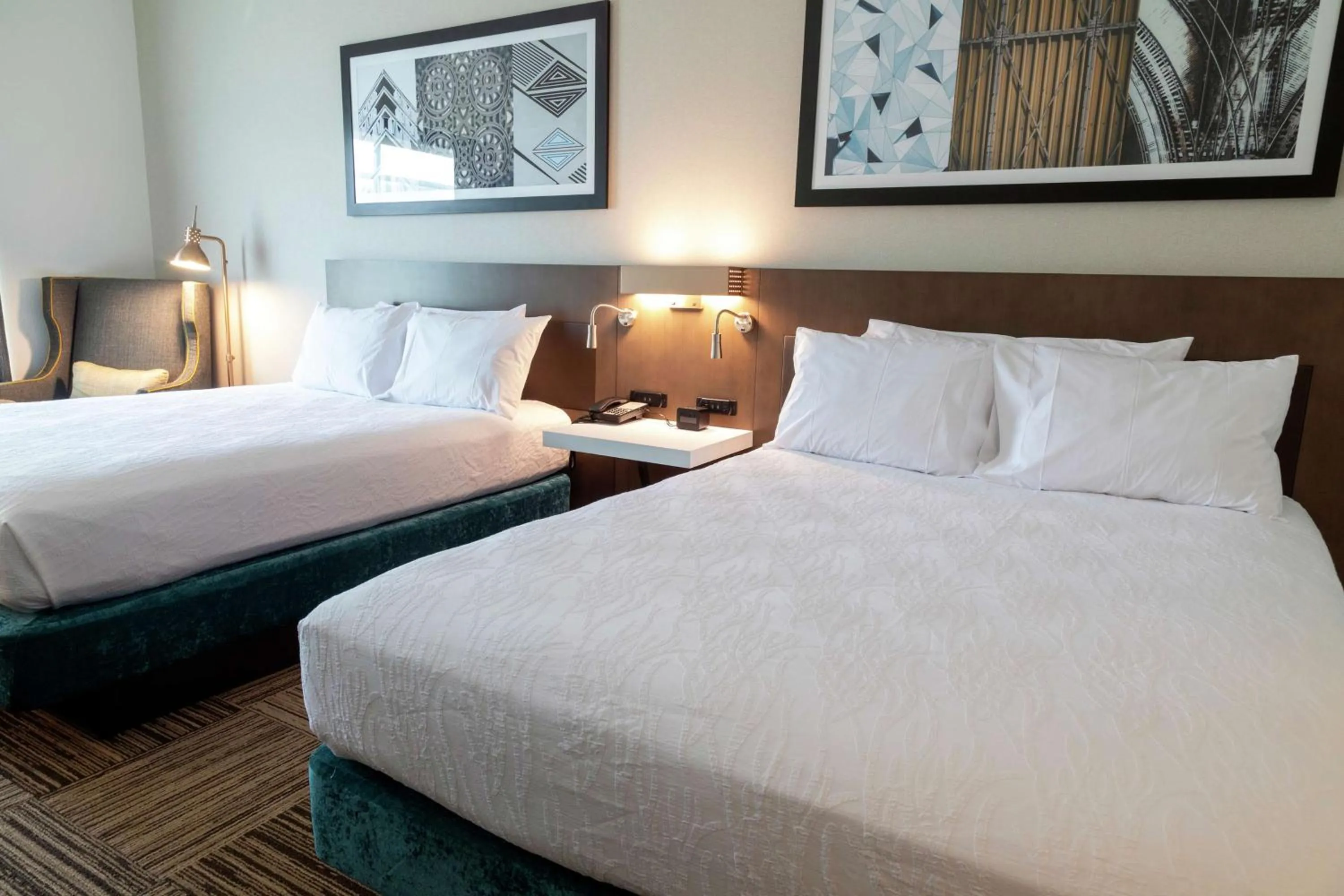 Bed in Hilton Garden Inn Spartanburg