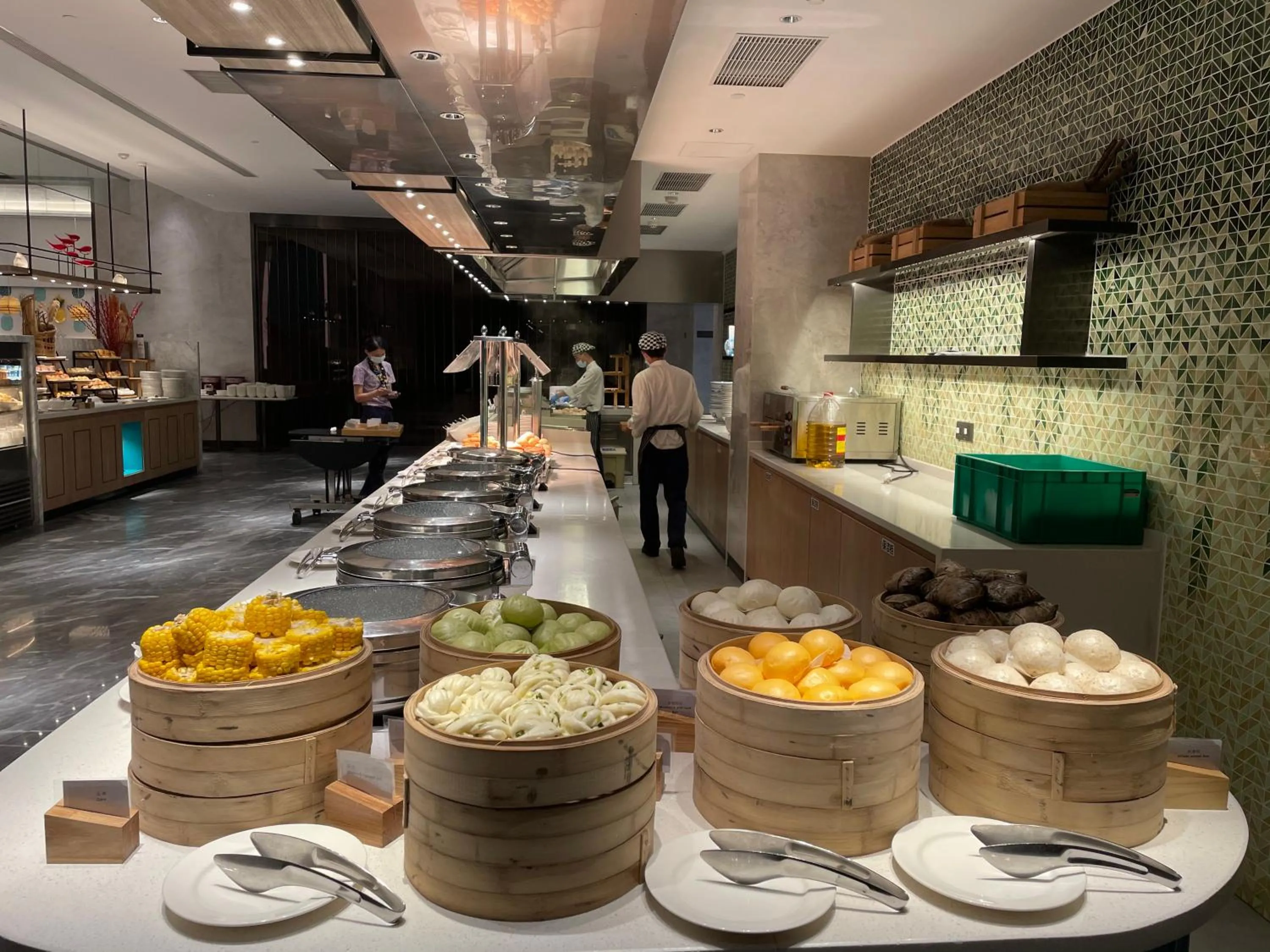 Breakfast in Hilton Garden Inn Sanya