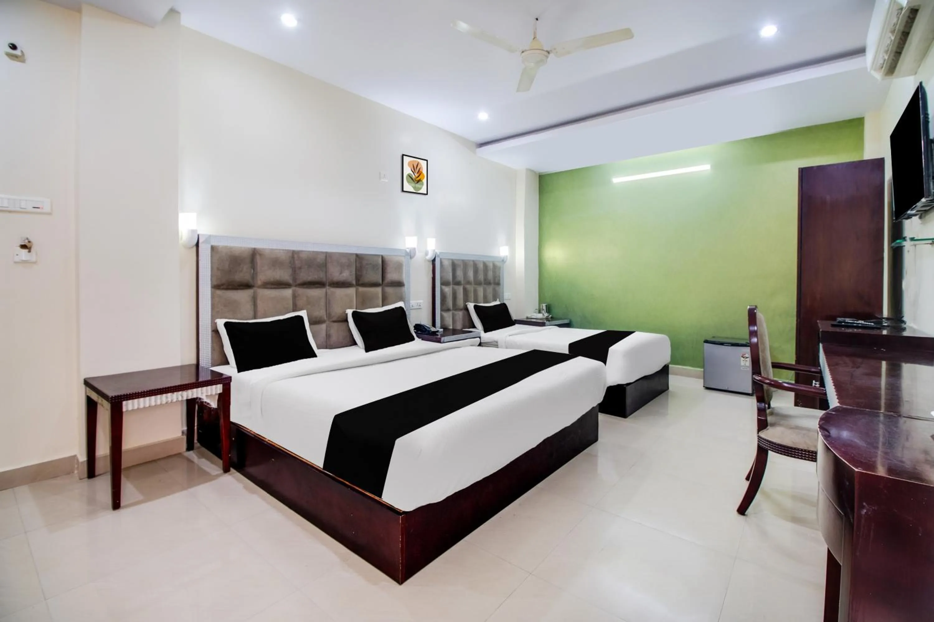 Bedroom, Bed in Townhouse Gajuwaka Near CMR Mall