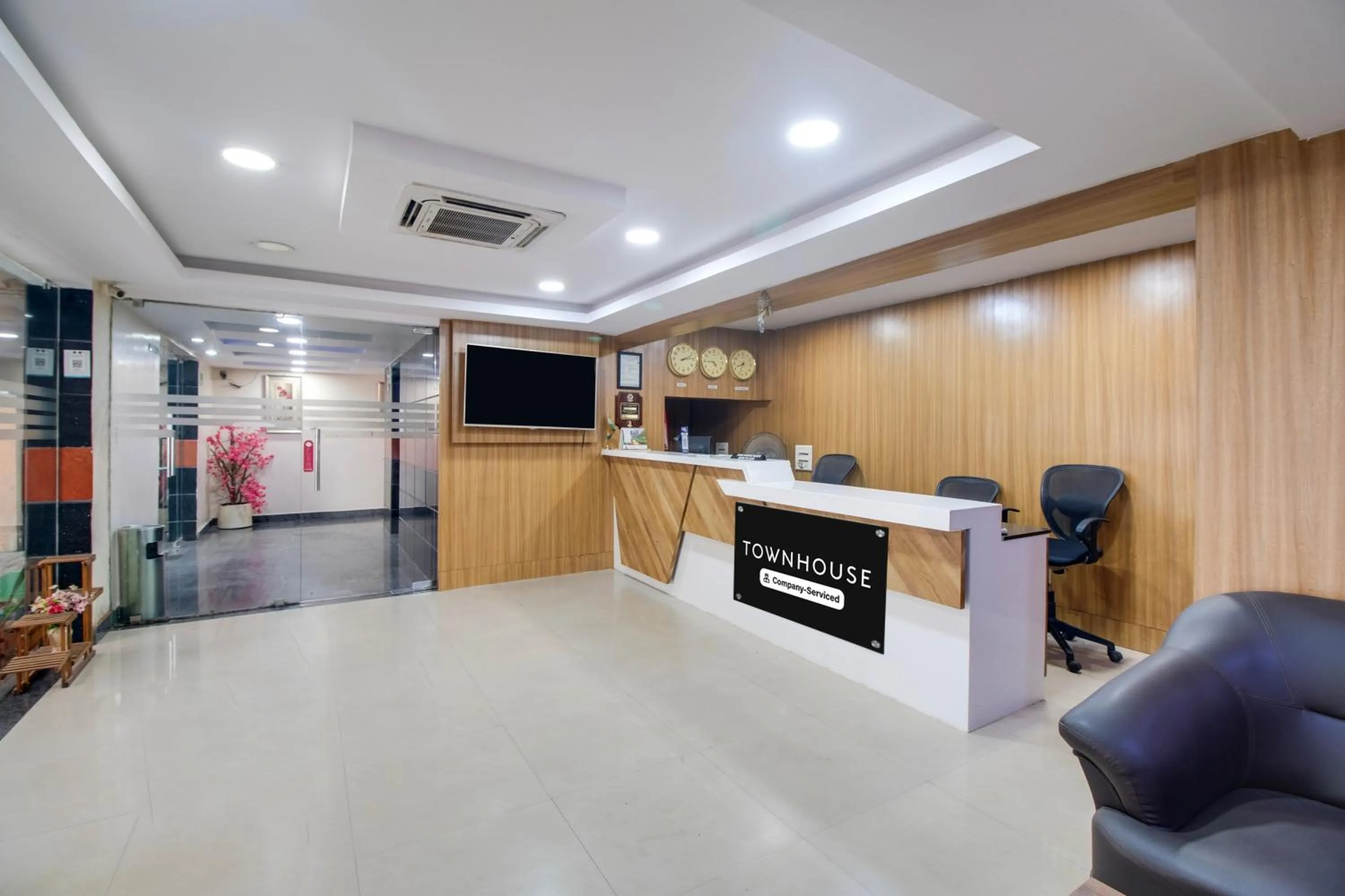 Lobby or reception in Townhouse Gajuwaka Near CMR Mall