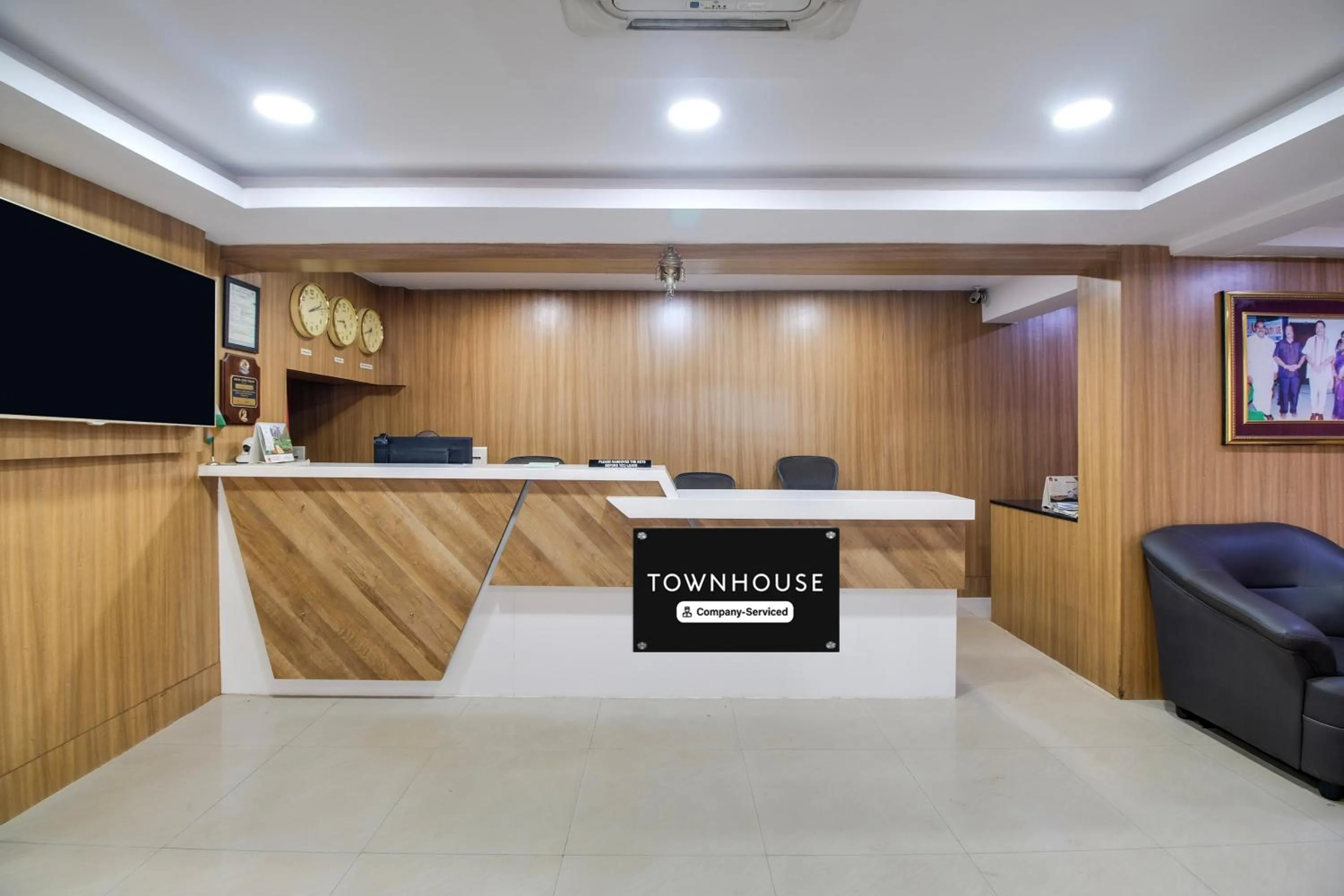 Lobby or reception in Townhouse Gajuwaka Near CMR Mall