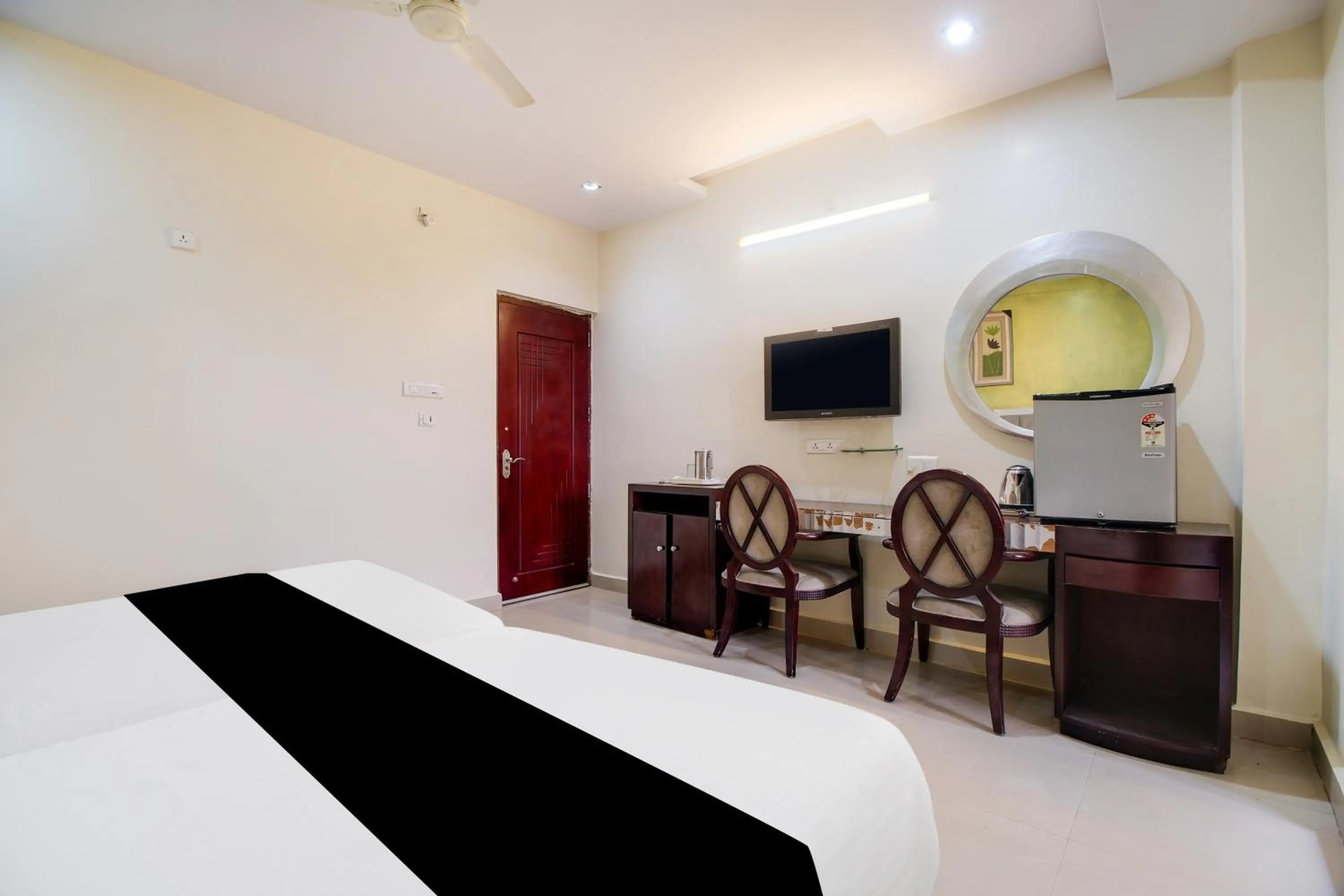 Bedroom, Bed in Townhouse Gajuwaka Near CMR Mall