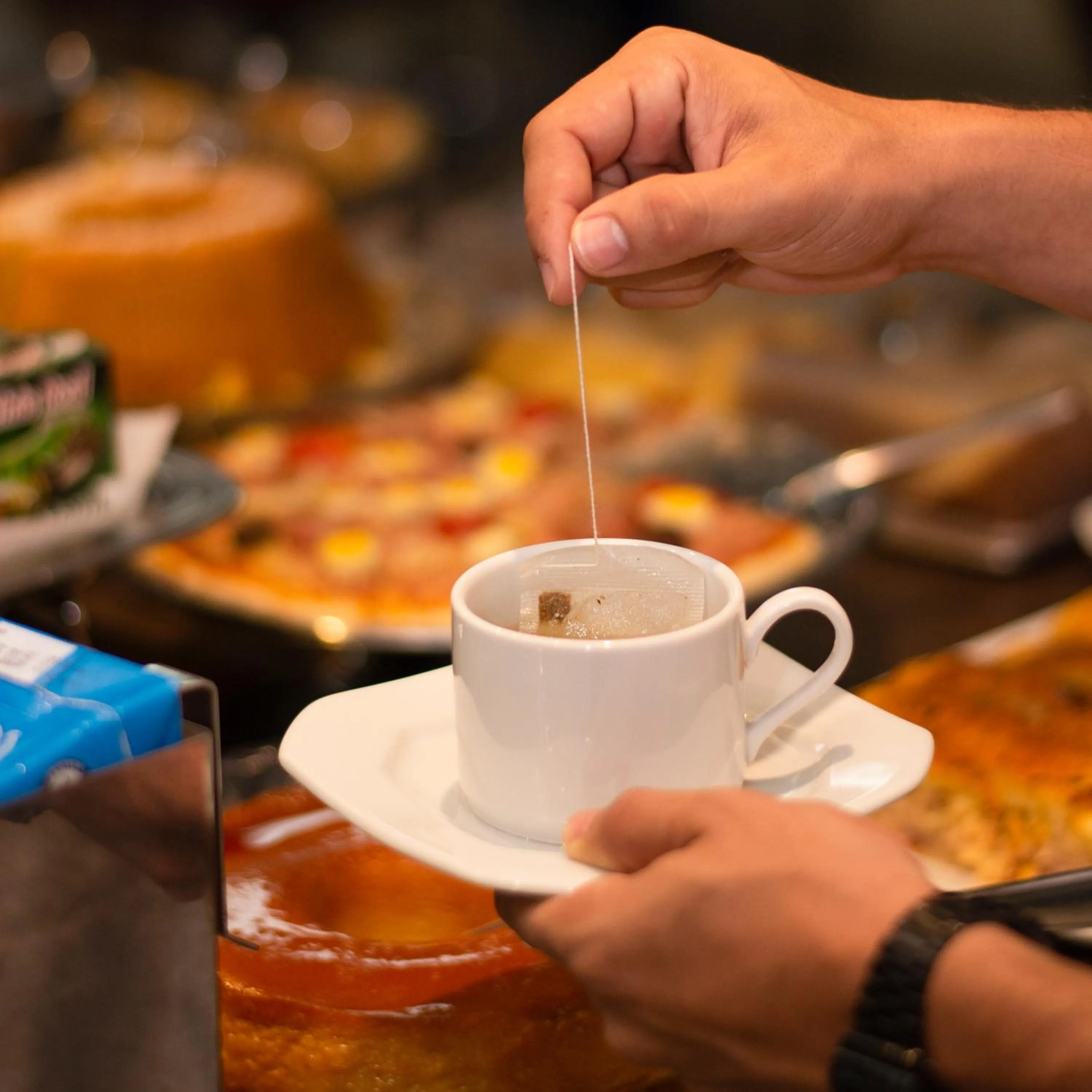 Breakfast in Golden Plaza Hotel