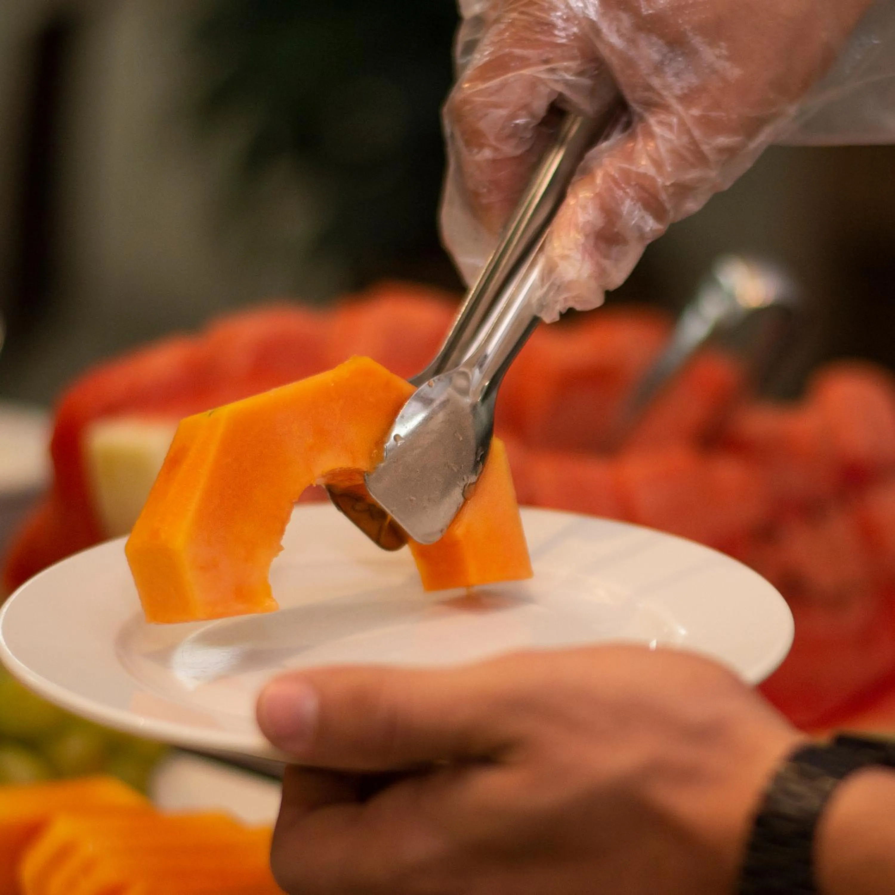 Breakfast in Golden Plaza Hotel