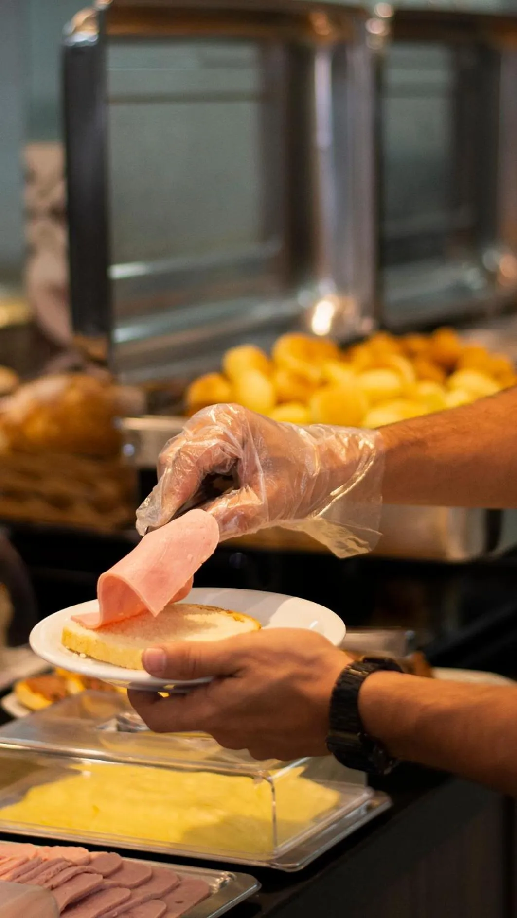Breakfast in Golden Plaza Hotel