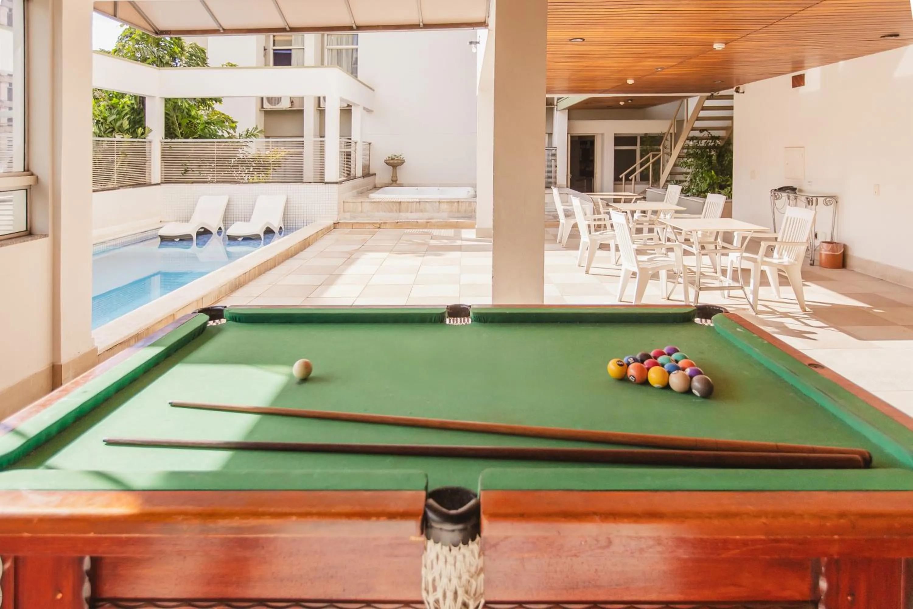 Swimming pool in Hotel Dan Inn São José do Rio Preto by Nacional Inn