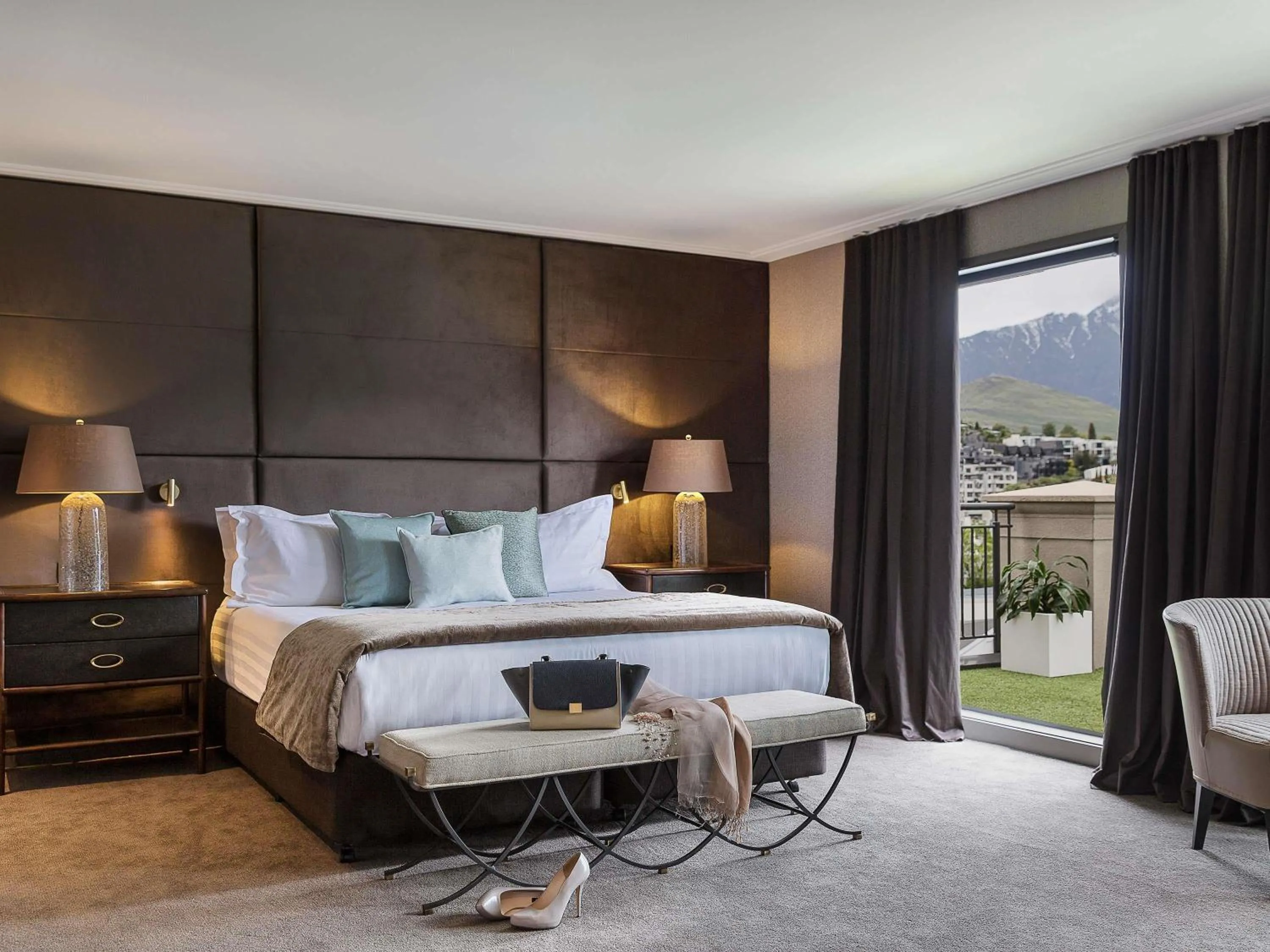 Bedroom, Bed in Sofitel Queenstown Hotel & Spa