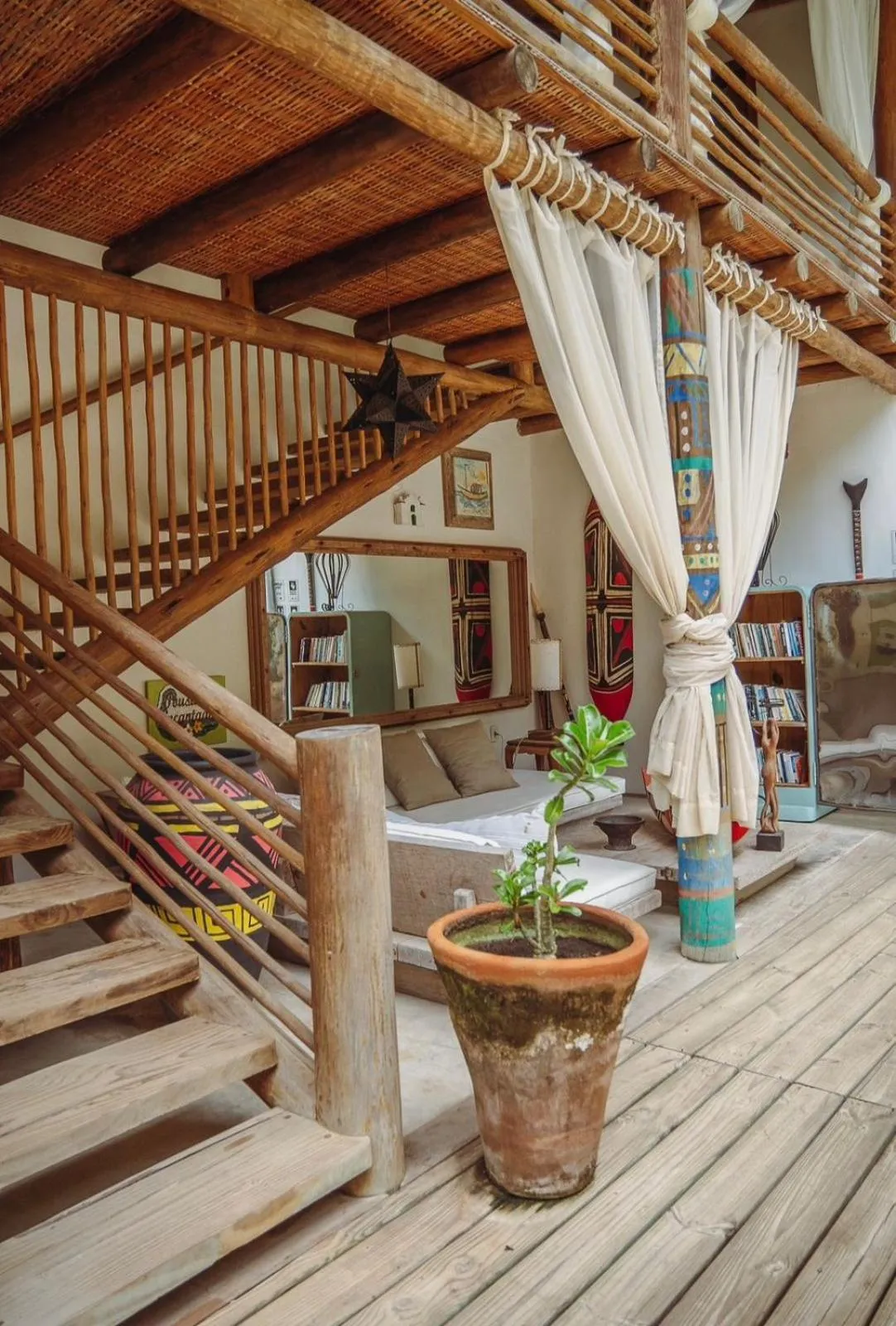 Seating area in Pousada Encantada