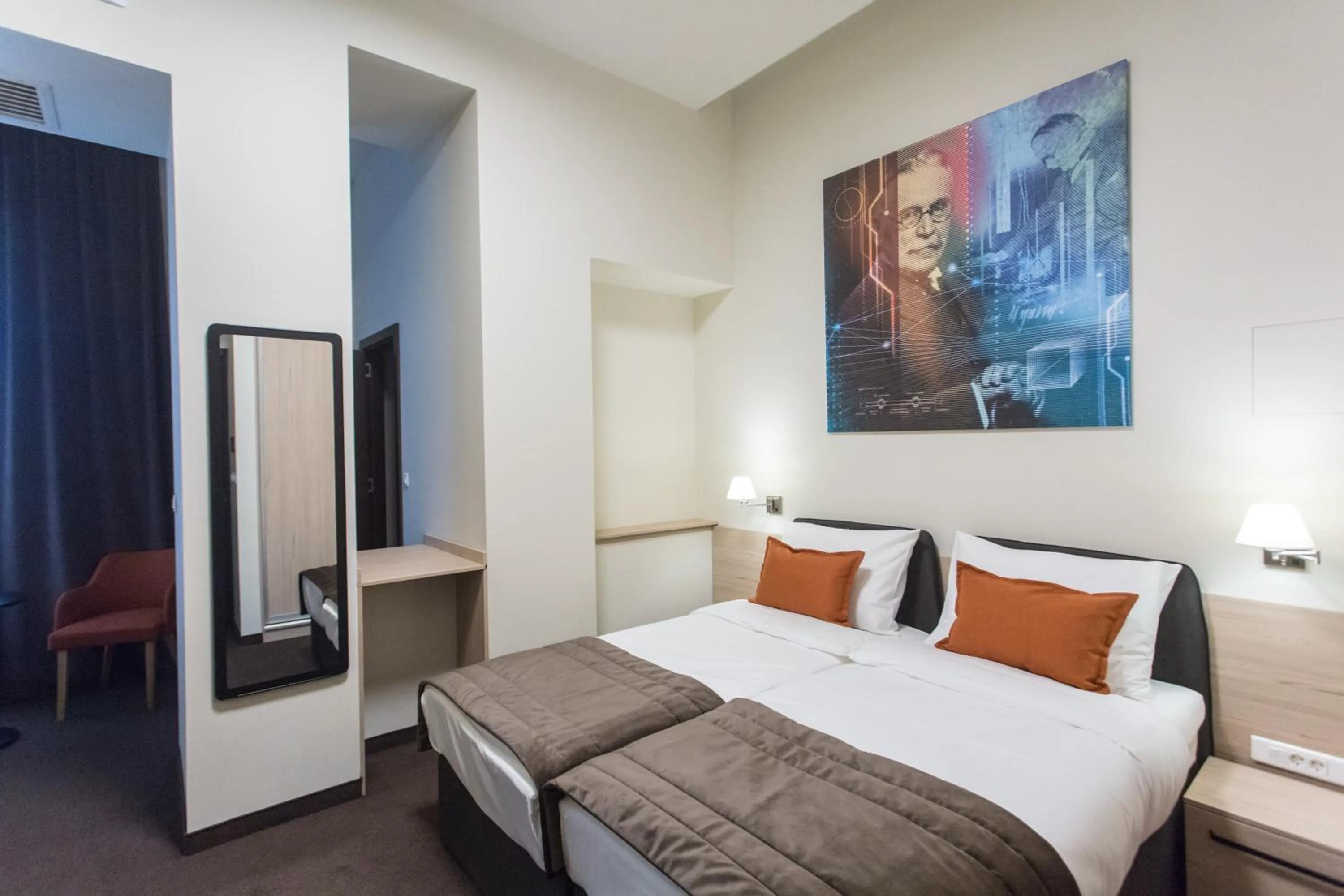 Bed in Hotel Grand Hedonist